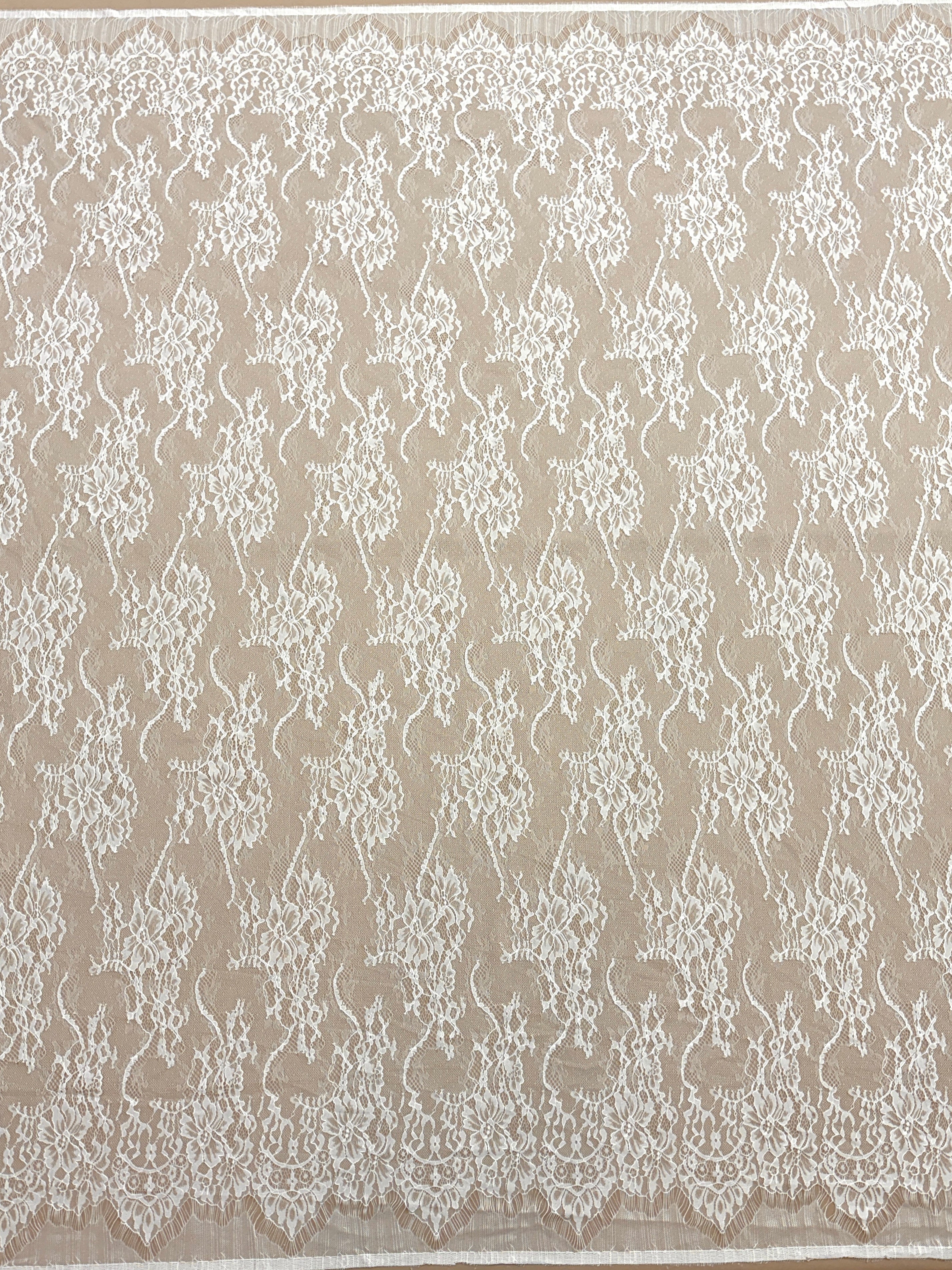 Dantela Chantilly Ivory - Cupon 3 m