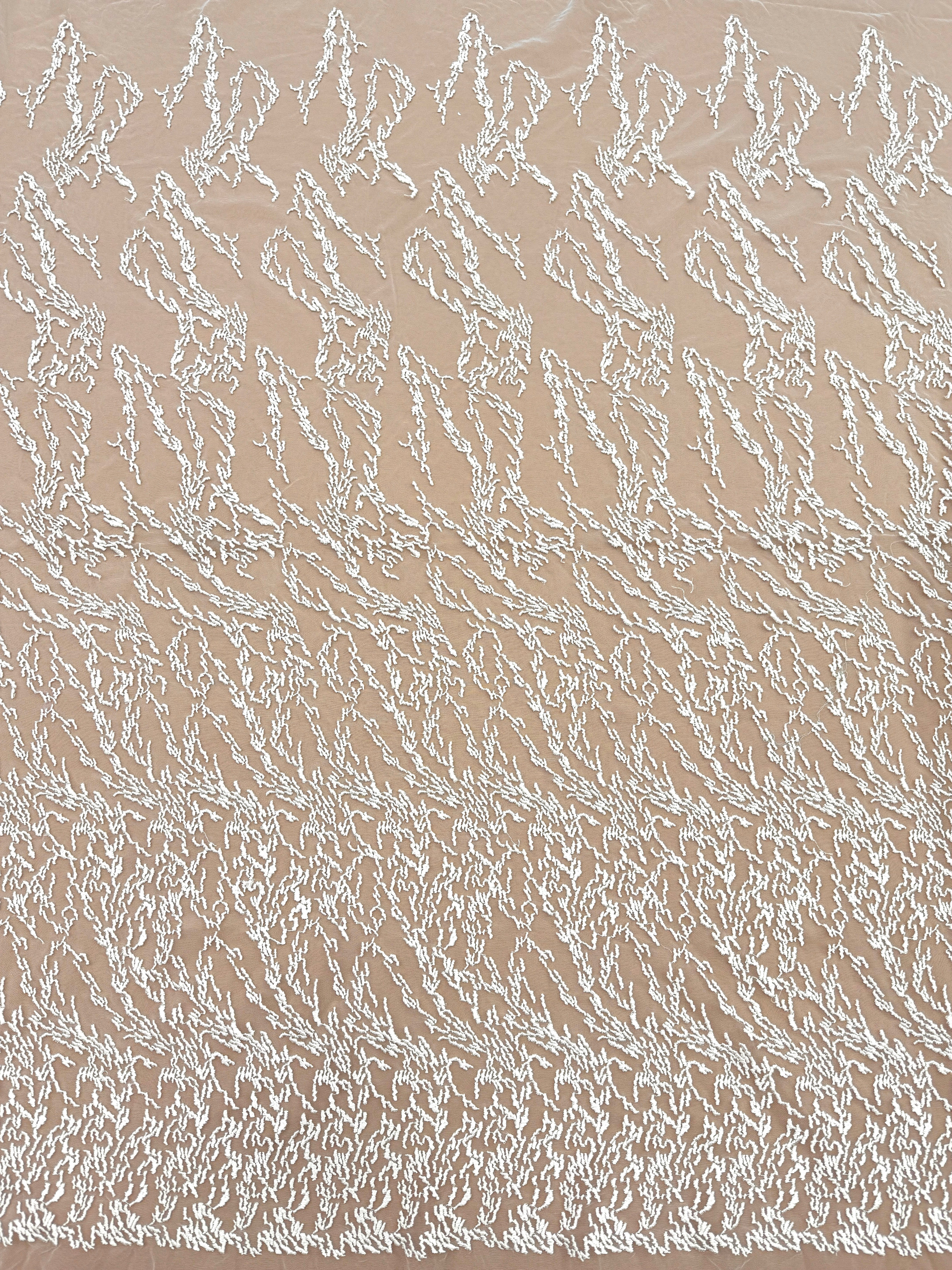 Dantela Couture Ivory Brodata