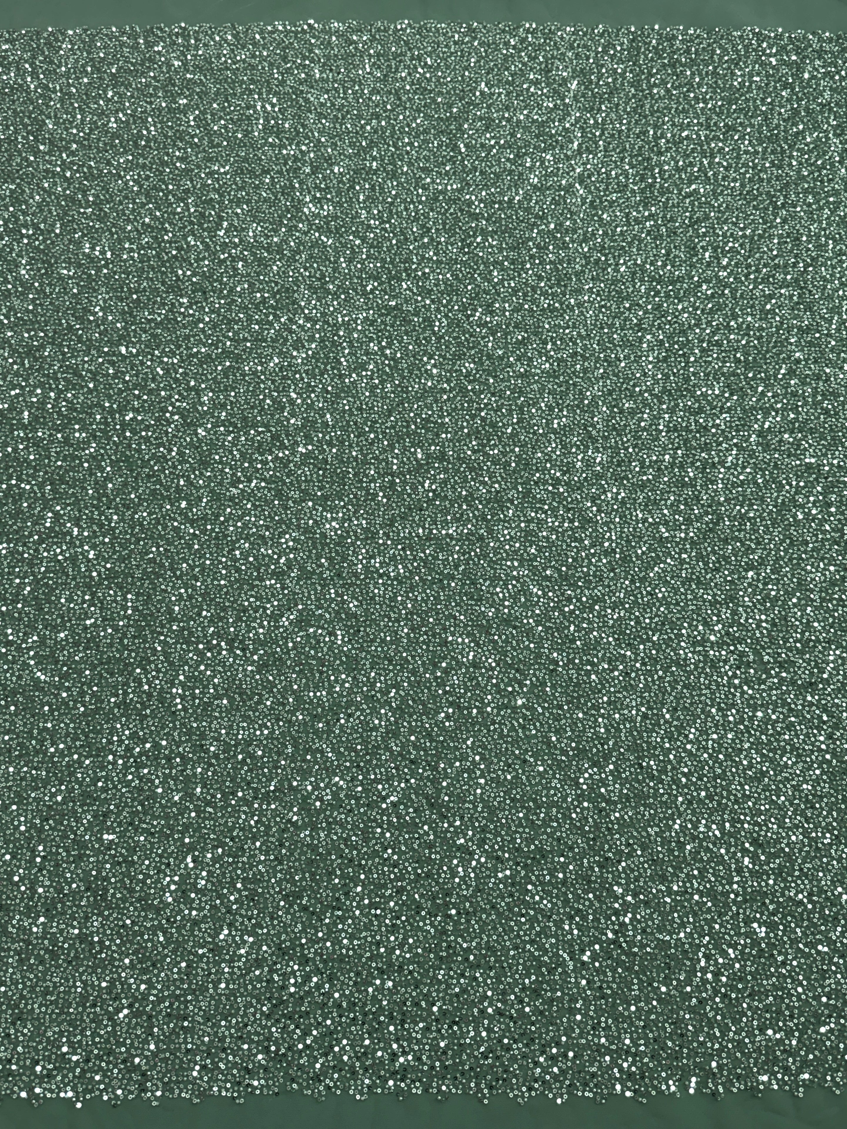 Dantela Couture Verde Prafuit Model General, cu Margele si Paiete