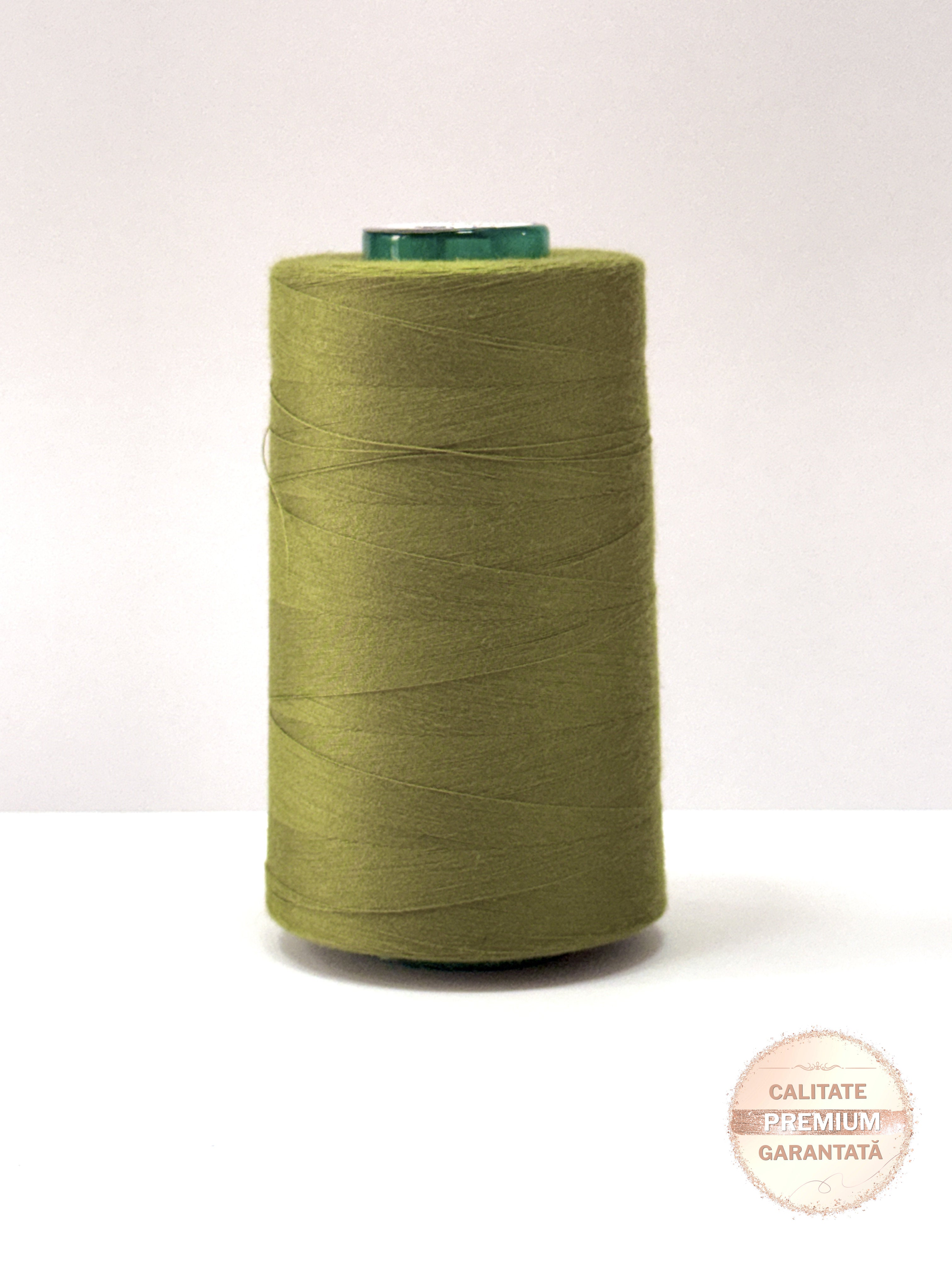 Ata de cusut Olive Deschis, 100% Spun Polyester (120)
