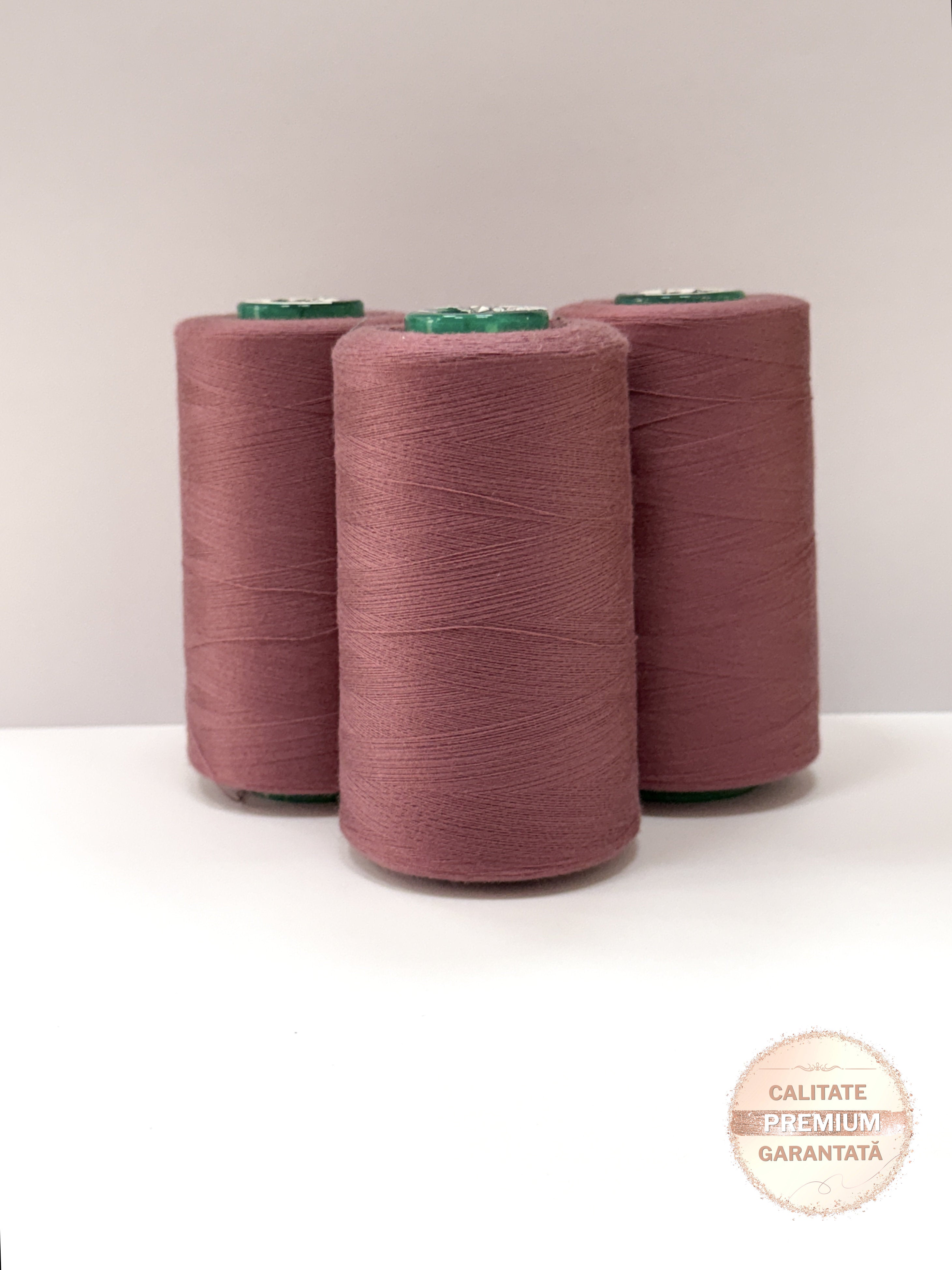 Ata de cusut Roz Trandafiriu, 100% Spun Polyester (120)