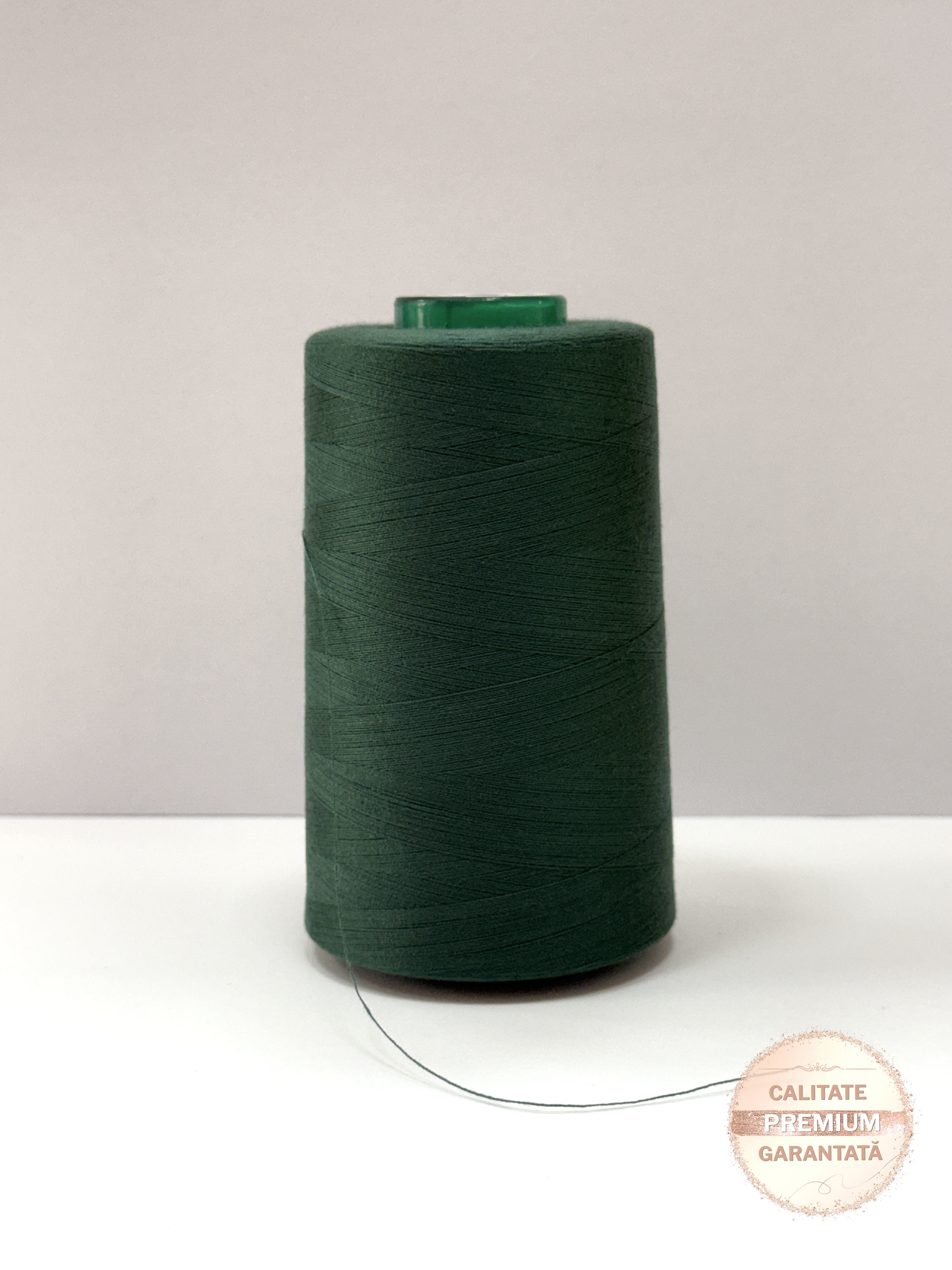 Ata de cusut Verde Smarald, 100% Spun Polyester (120)