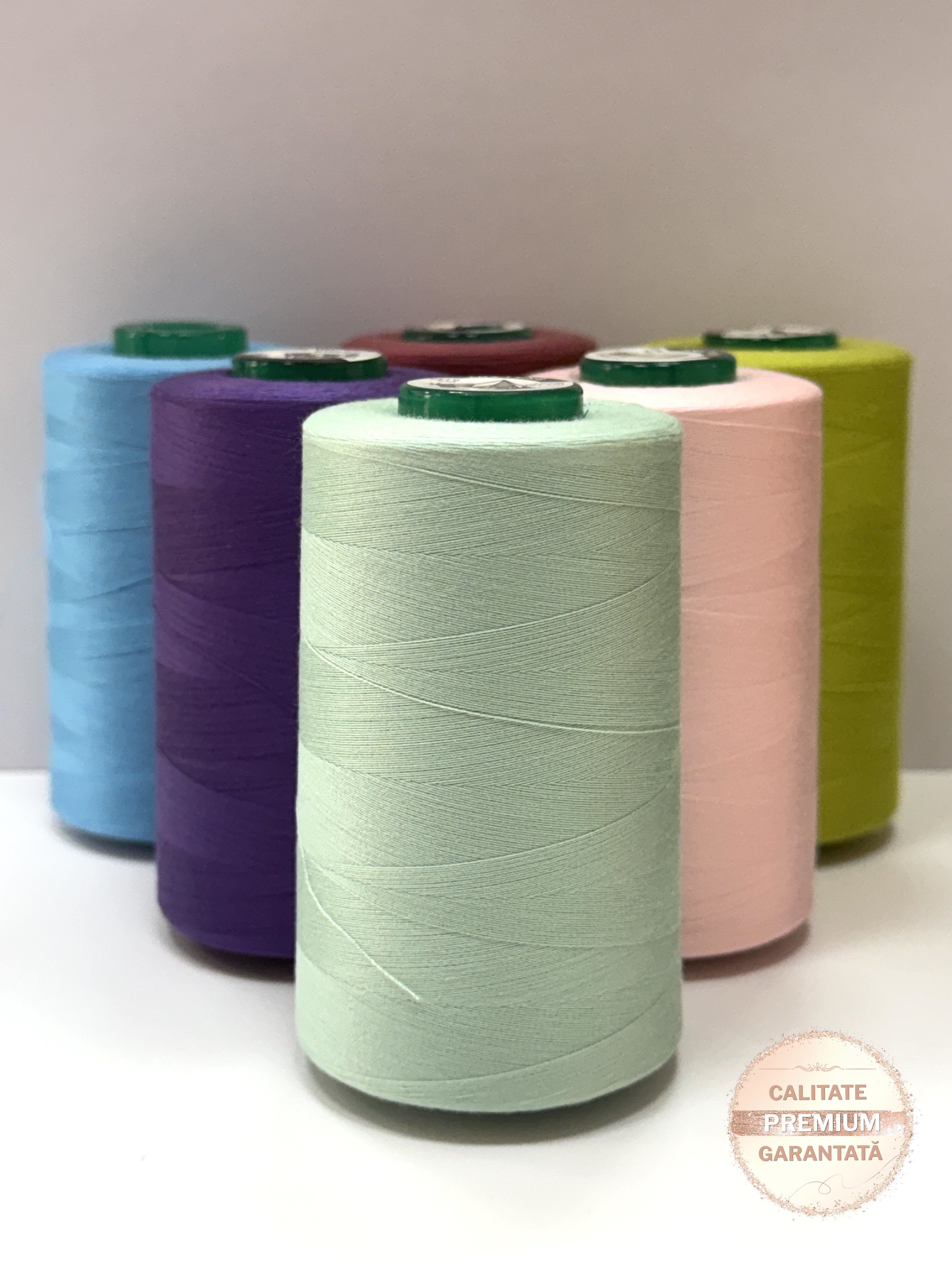 Ata de cusut Sky Blue, 100% Spun Polyester (120)