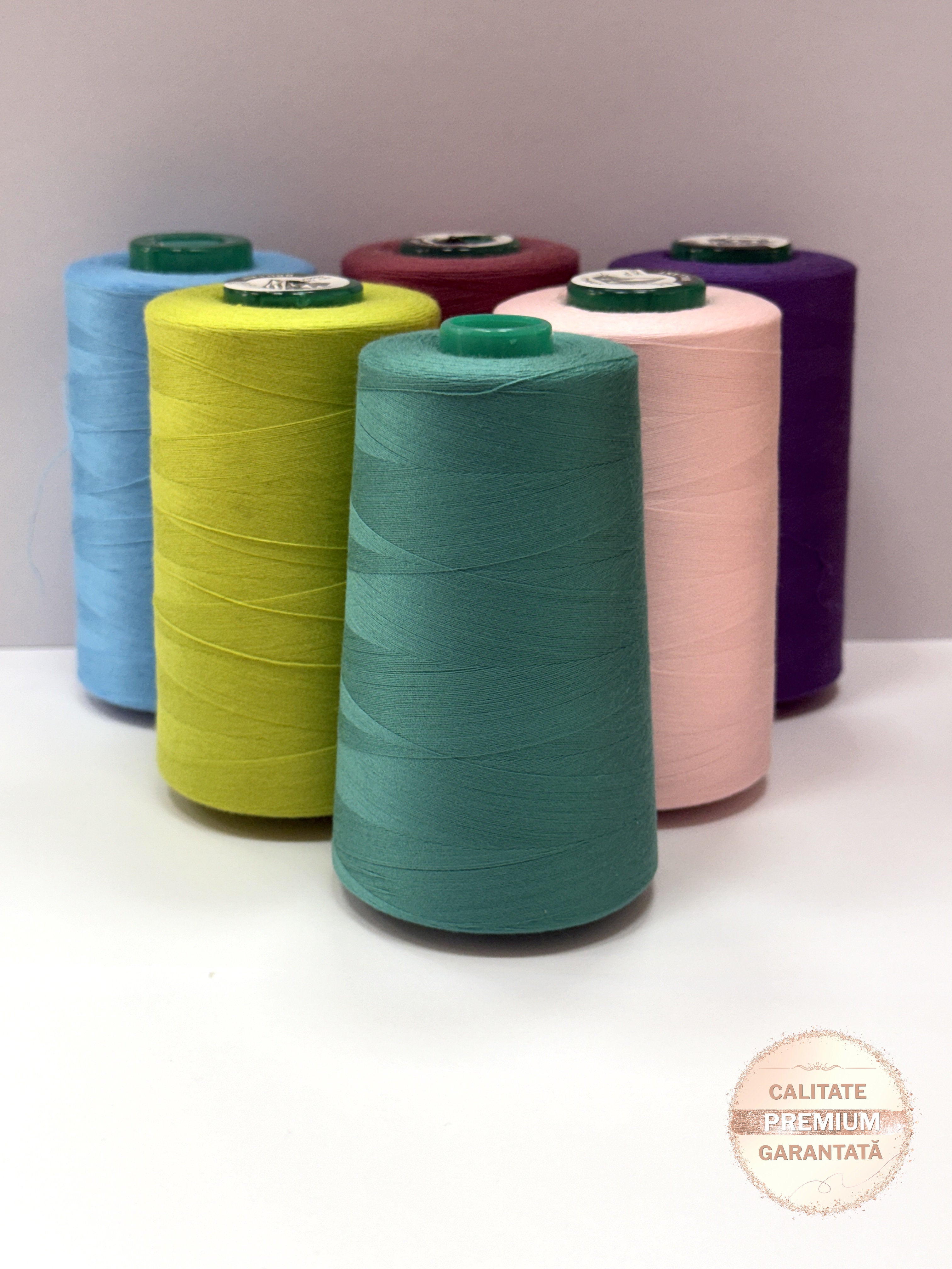 Ata de cusut Mov, 100% Spun Polyester (120)