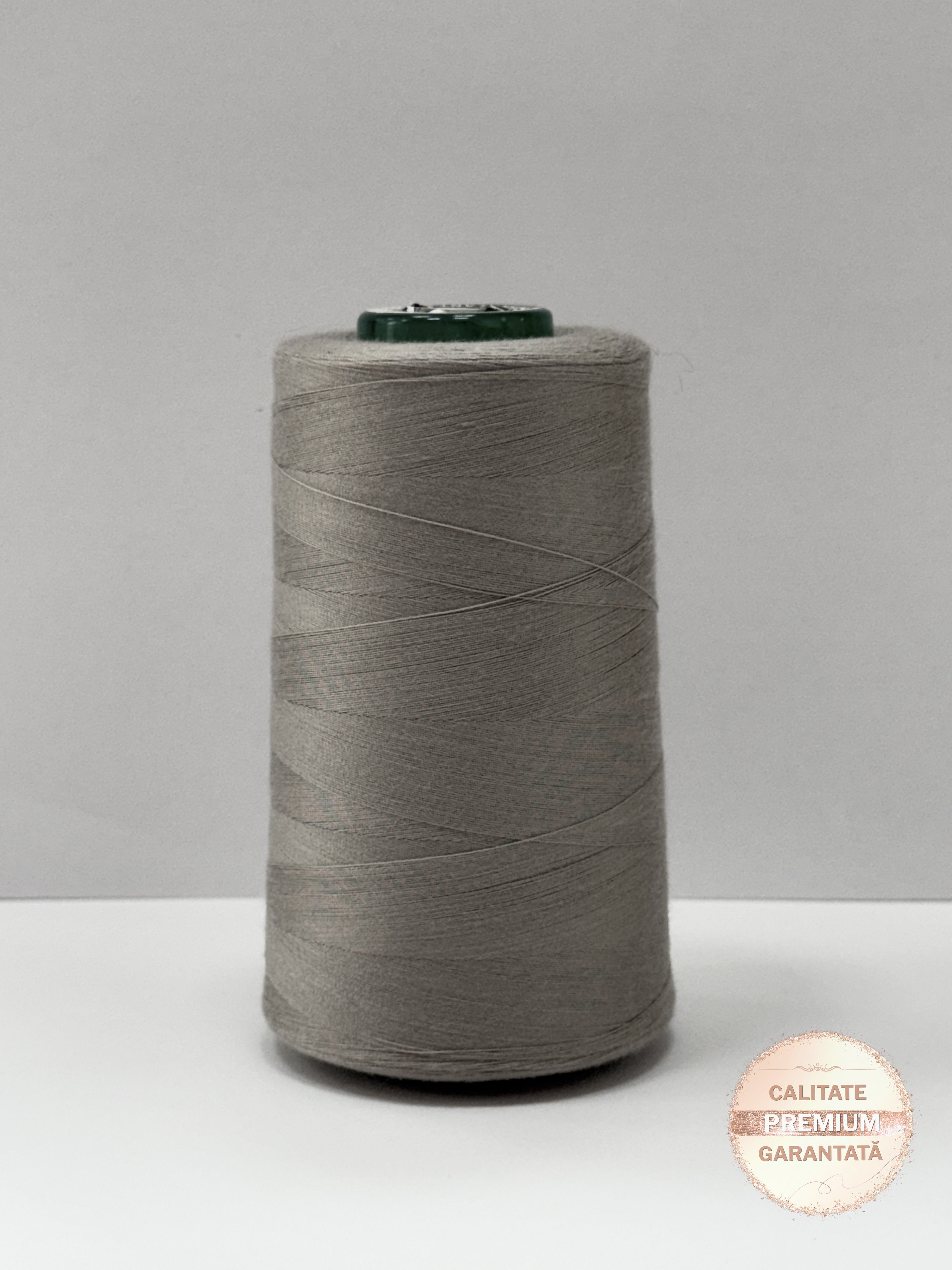 Ata de cusut Grej, 100% Spun Polyester (120)