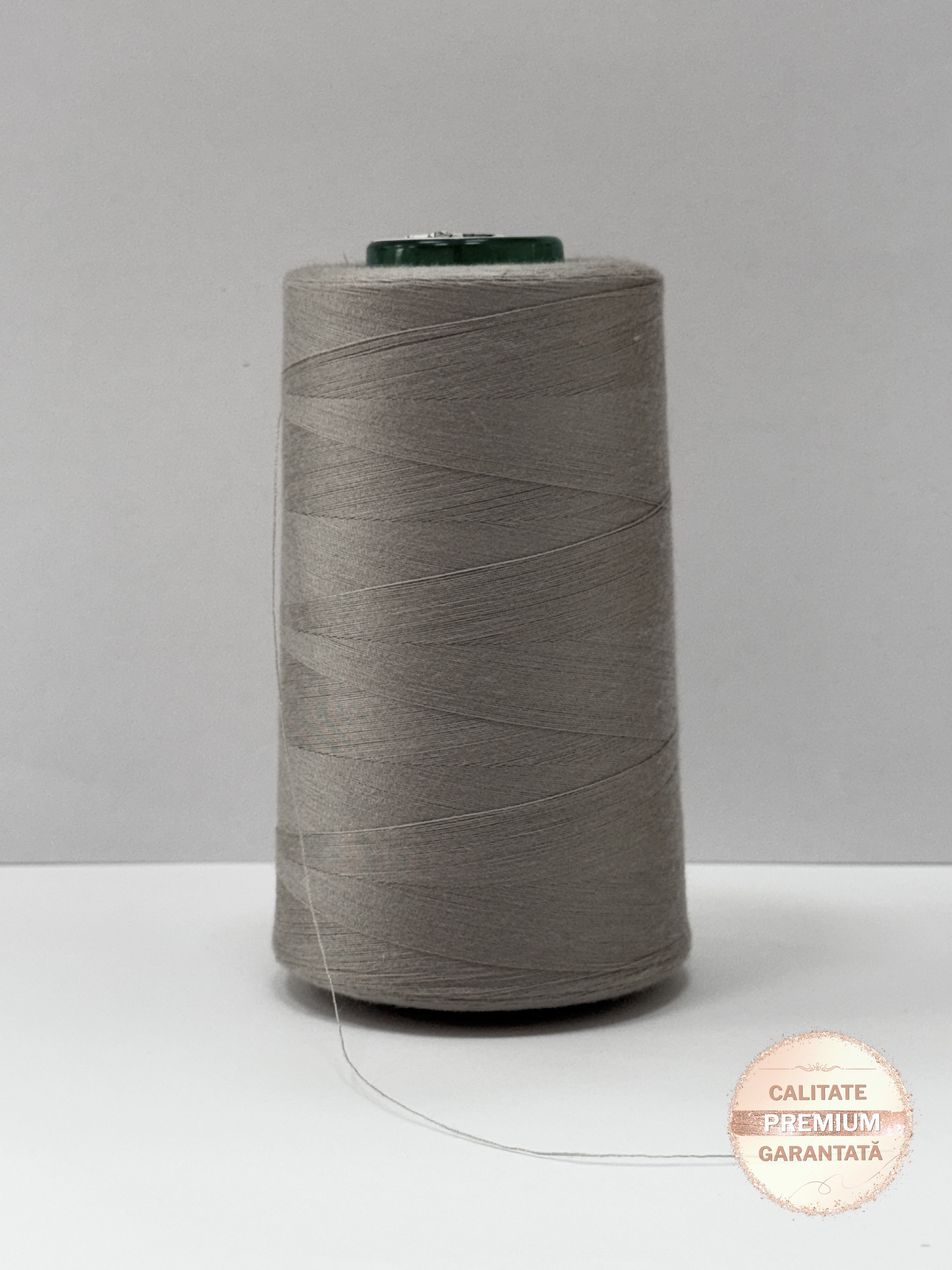 Ata de cusut Grej, 100% Spun Polyester (120)