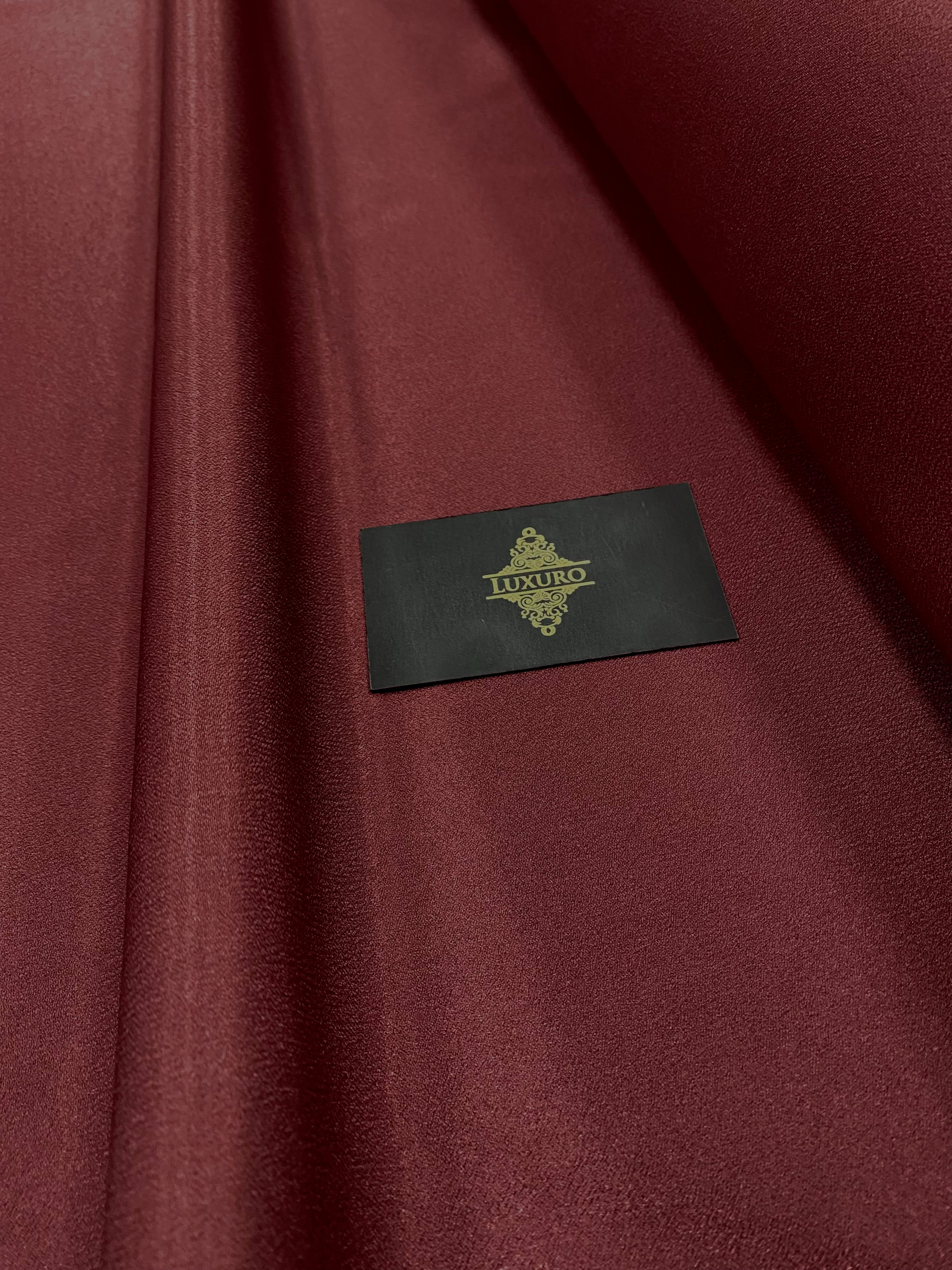 Tafta Fixa cu Sclipici Bordeaux -  3 m Latime
