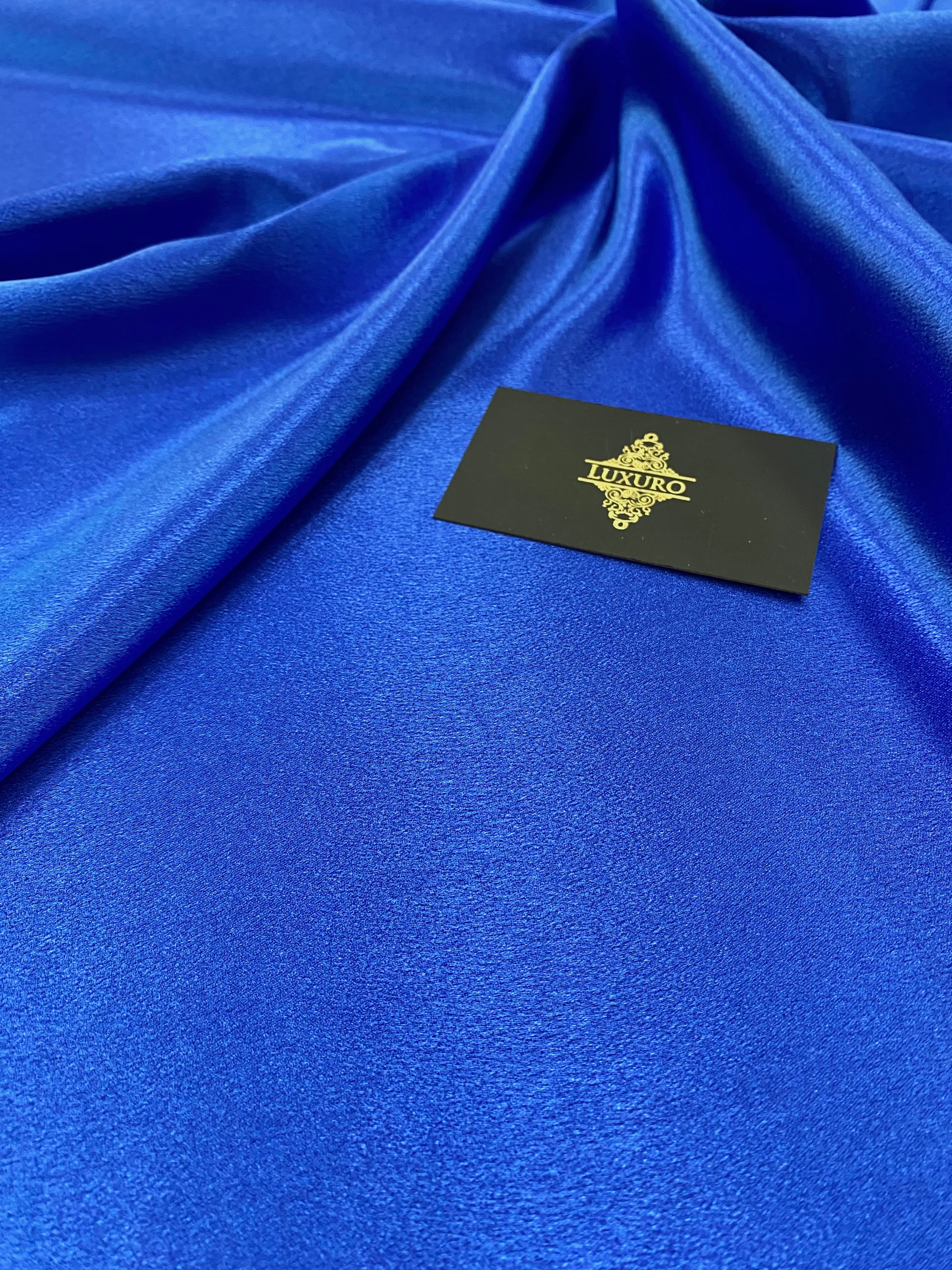 Tafta Elastica Metalizata Albastru Royal