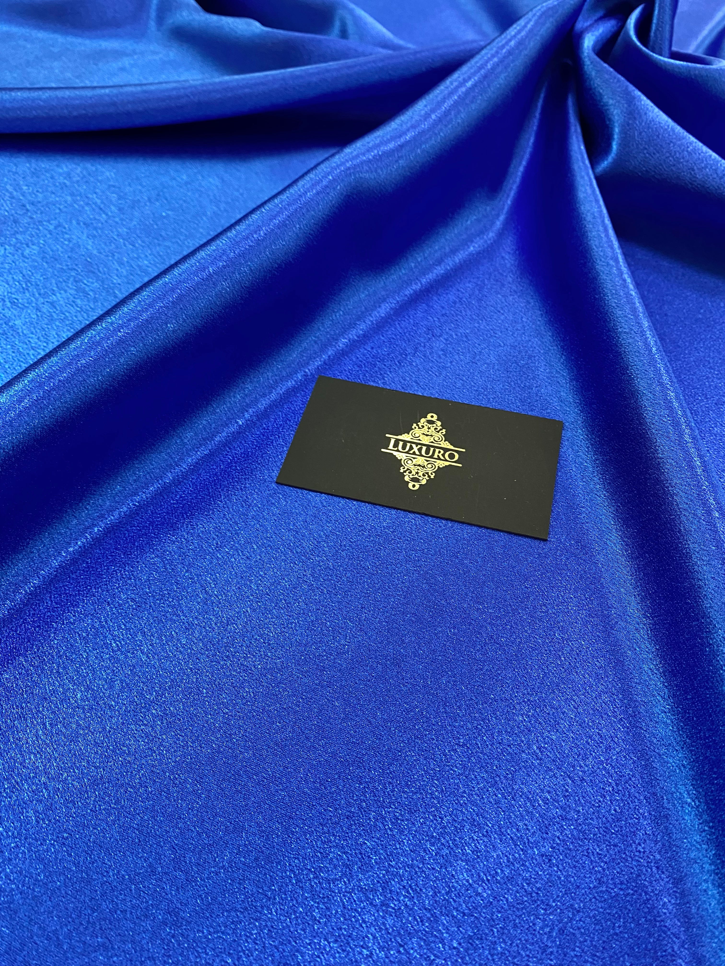 Tafta Elastica Metalizata Albastru Royal
