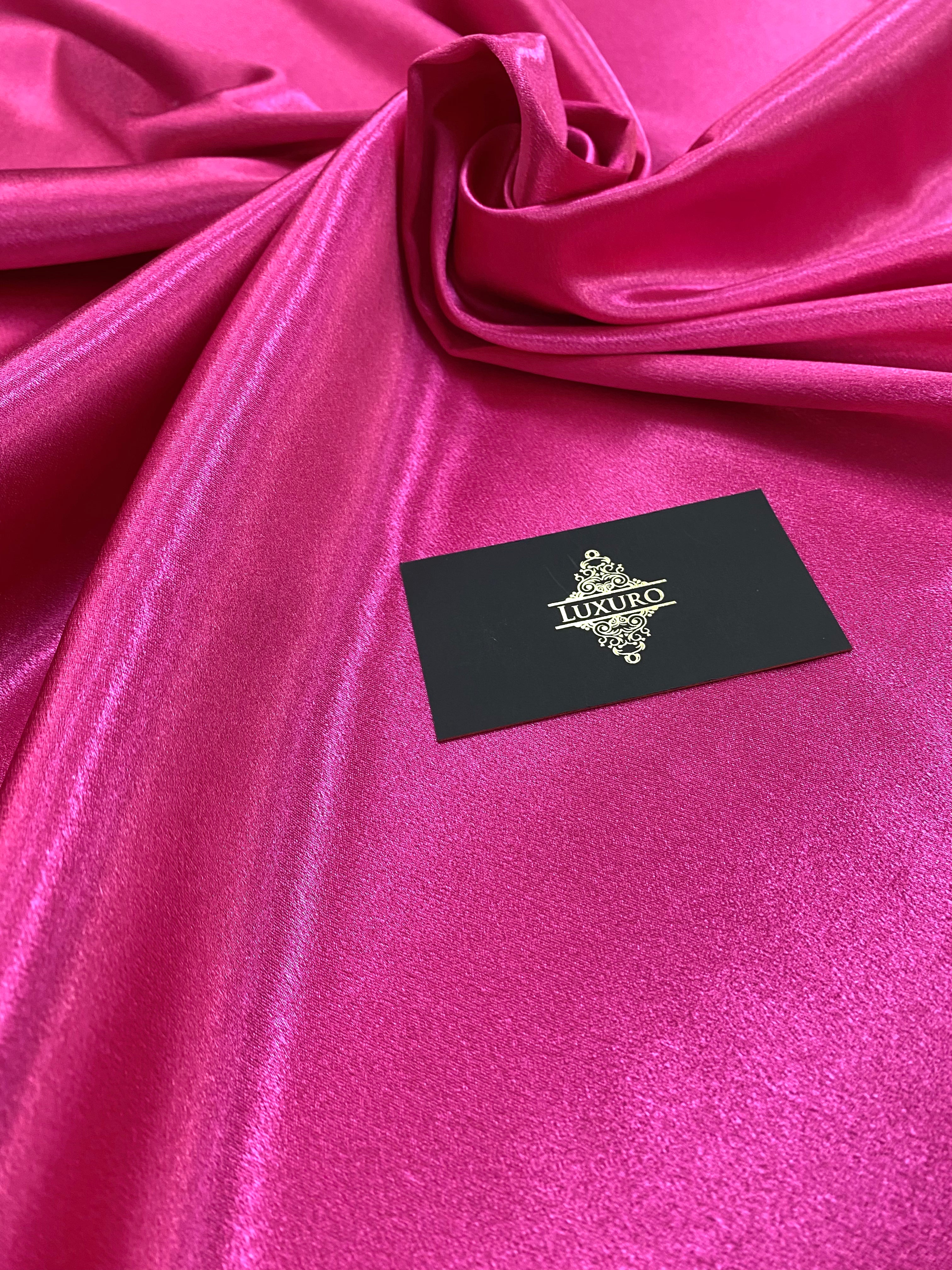 Shiny Fuchsia Elastic Taffeta