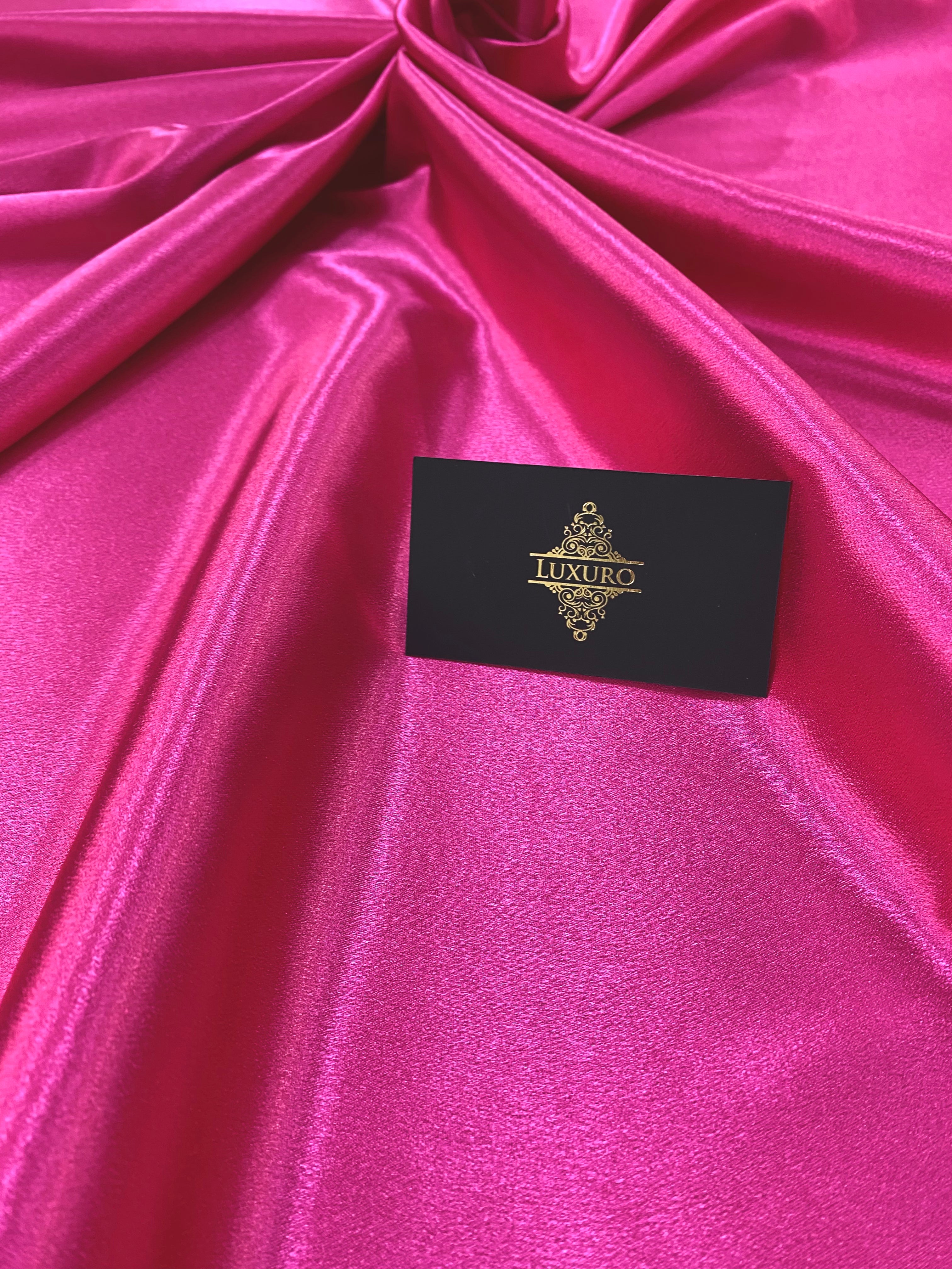 Shiny Fuchsia Elastic Taffeta