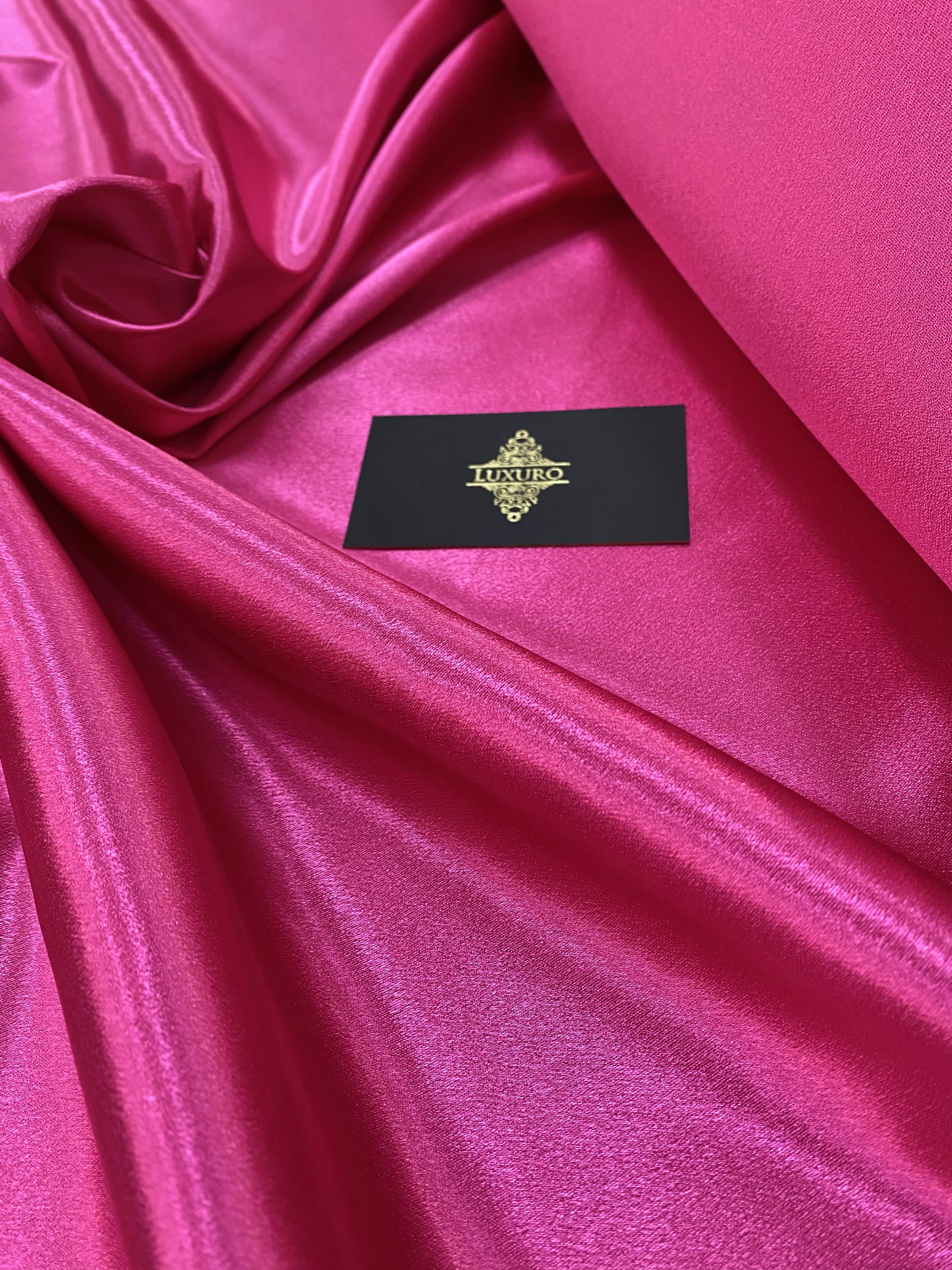 Shiny Fuchsia Elastic Taffeta