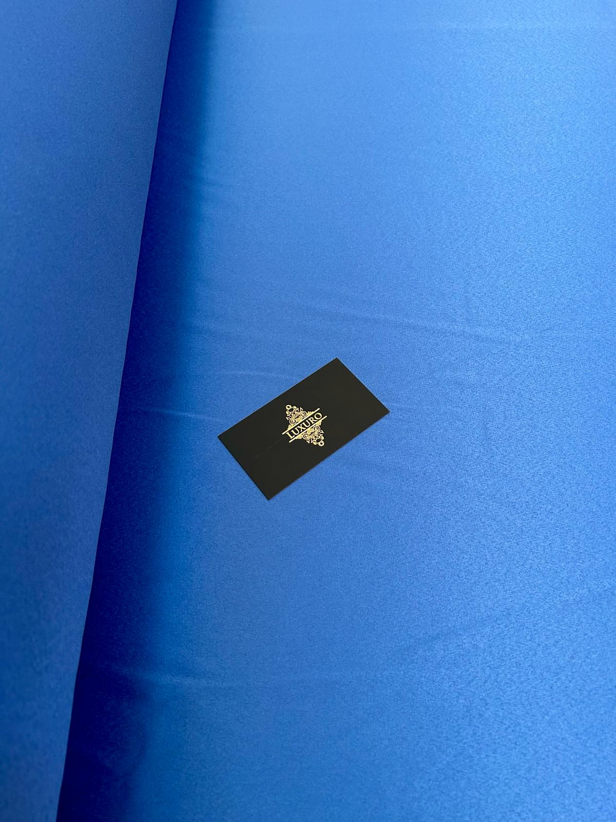 Tafta Elastica Premium Sidefata Albastru Marin