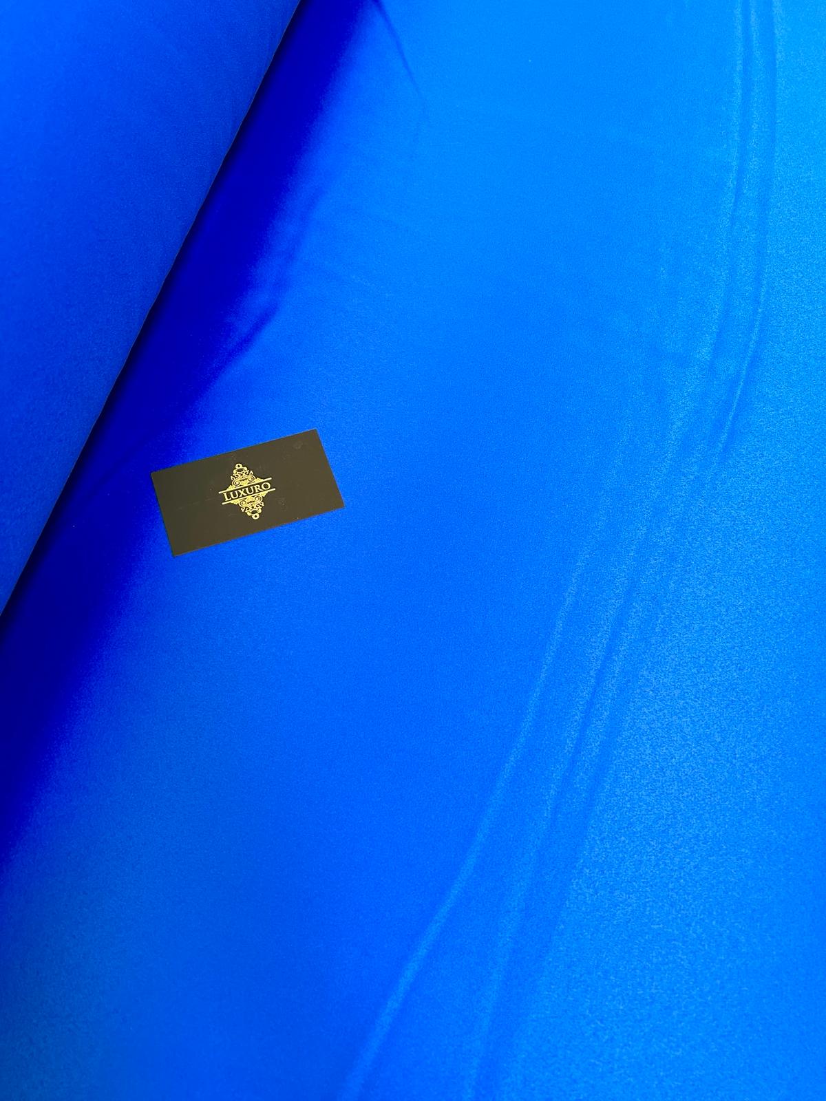 Tafta Elastica Premium Sidefata Albastru Royal