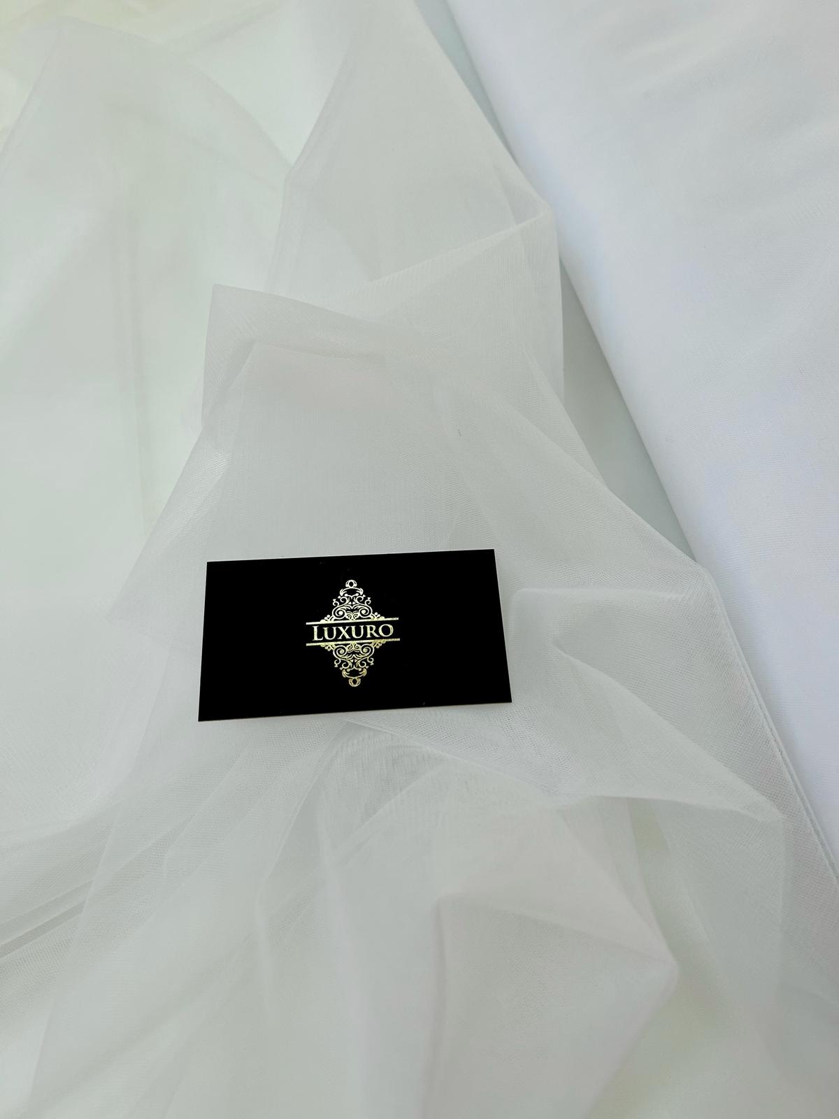 Tulle Bridal Alb - 3 m Latime