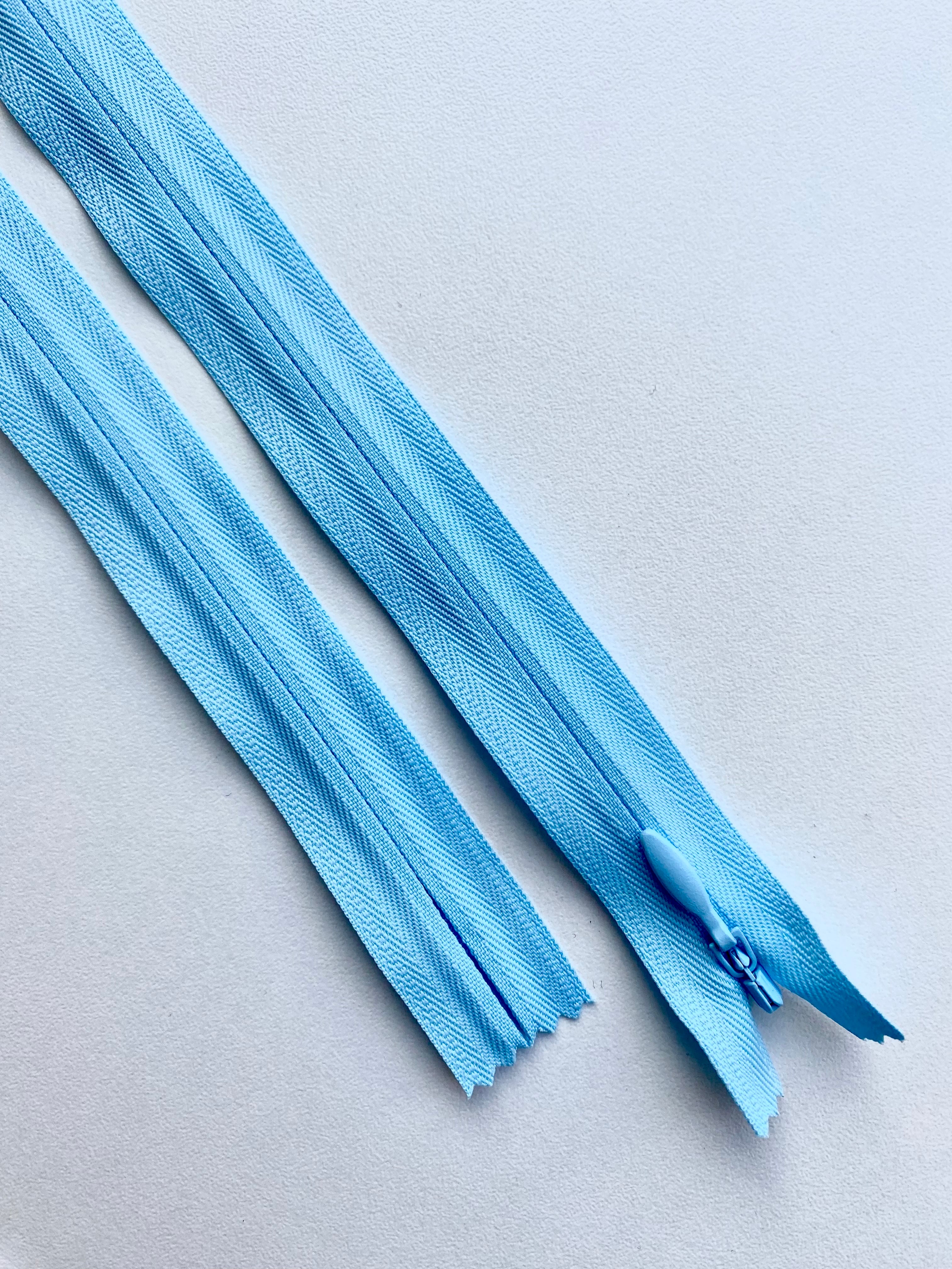 Fermoar Ascuns Premium Baby Blue - 70 cm Lungime