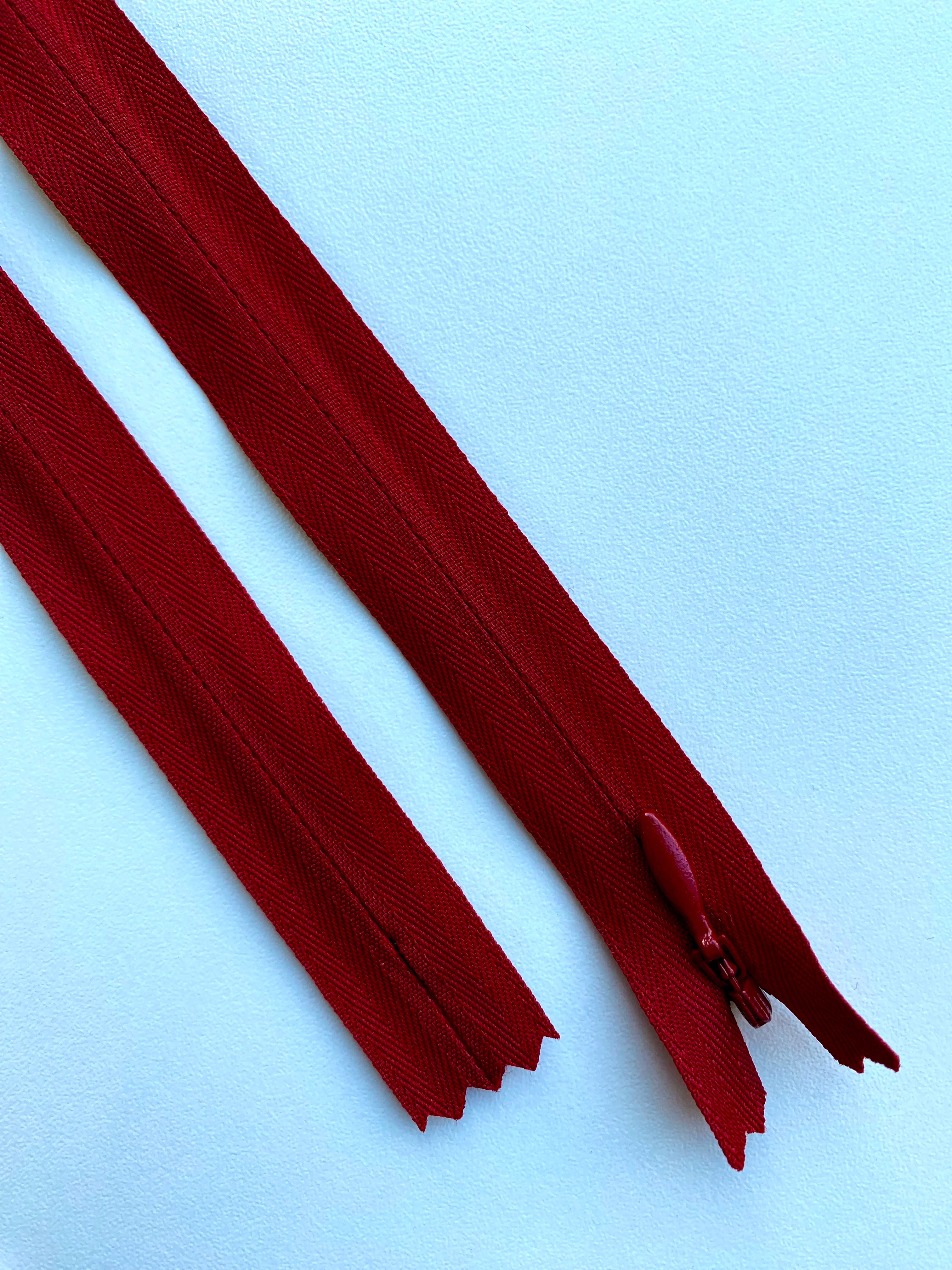 Fermoar Ascuns Premium Bordeaux - 70 cm