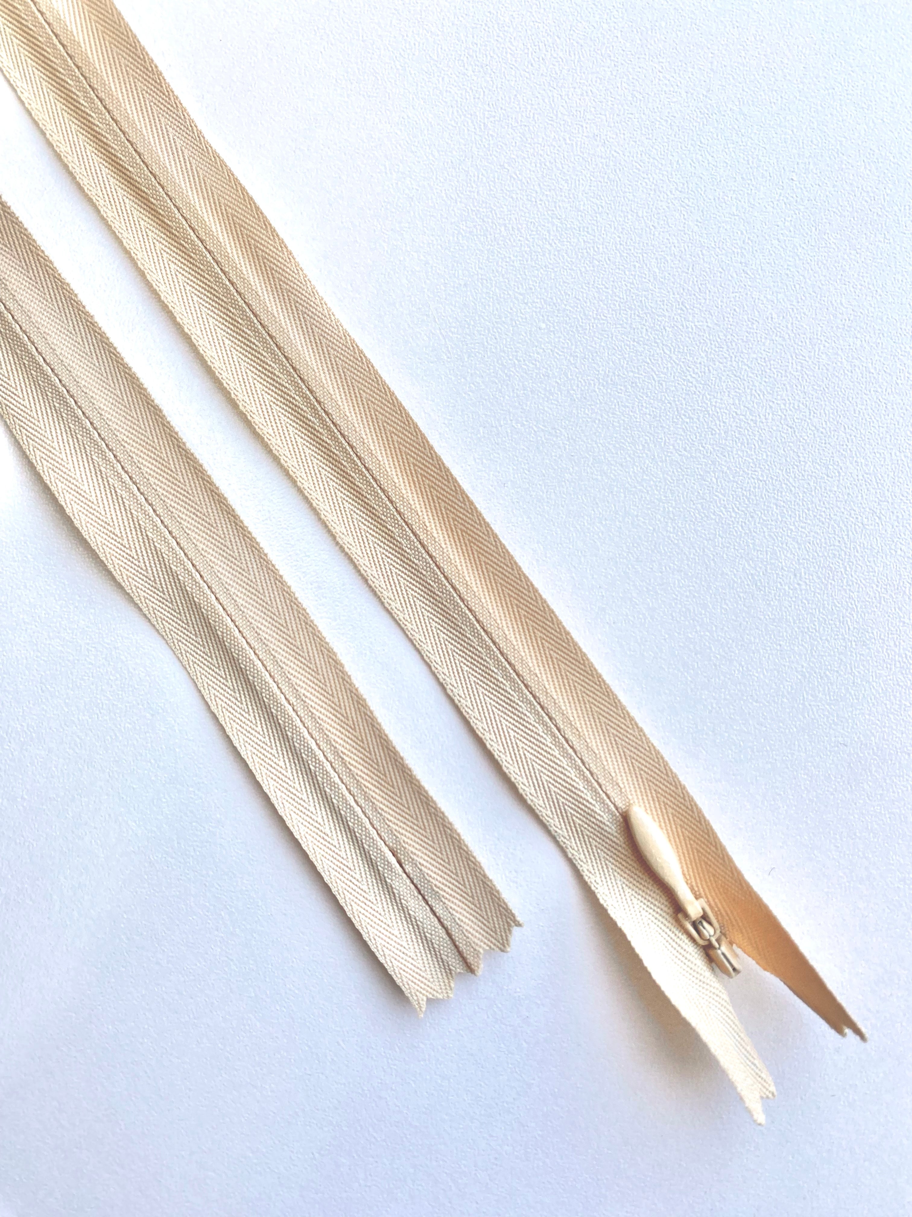 Fermoar Ascuns Premium Nude Deschis - 70 cm Lungime