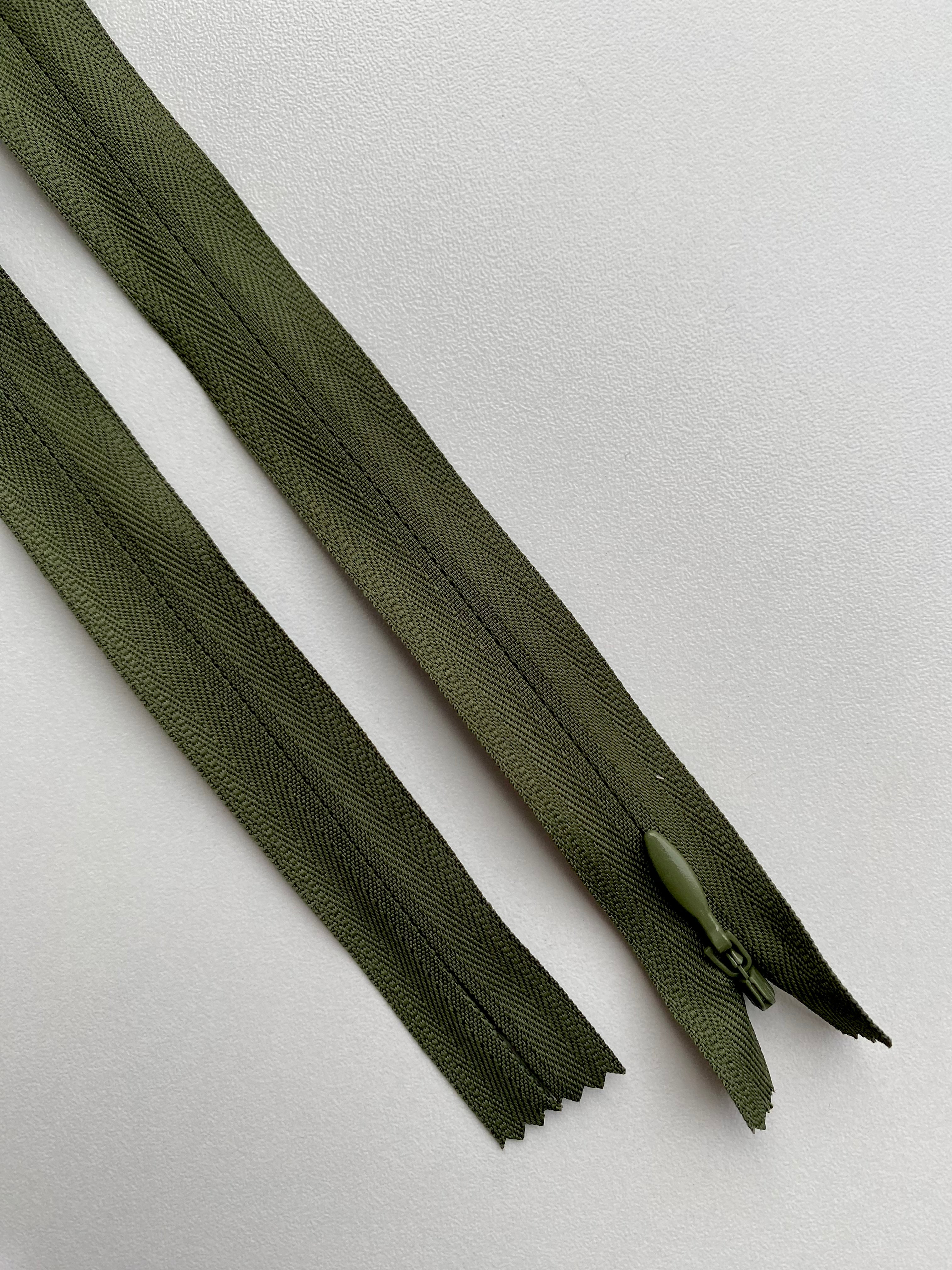 Fermoar Ascuns Premium Olive - 70 cm Lungime