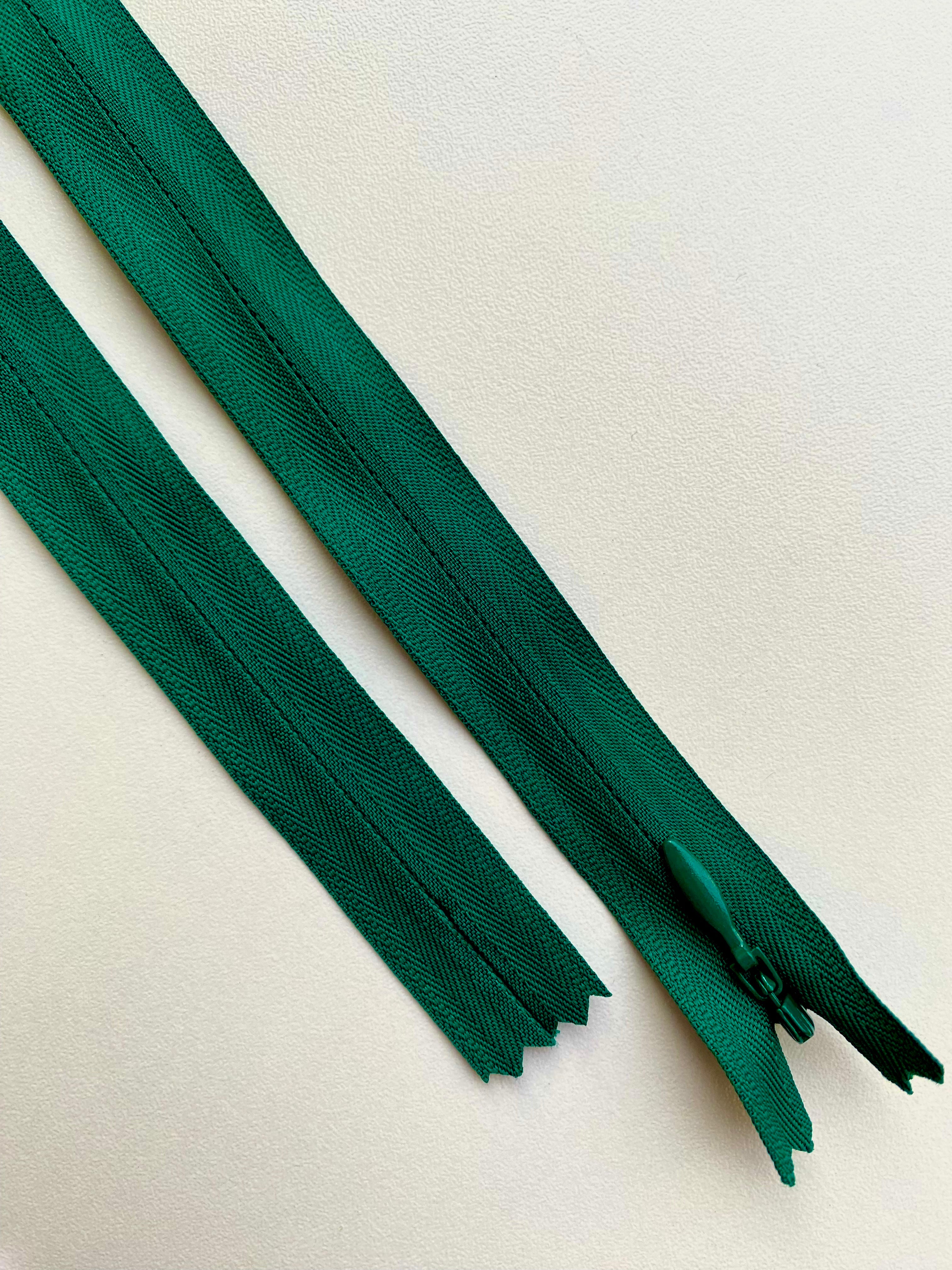 Fermoar Ascuns Premium Verde Inchis - 70 cm Lungime