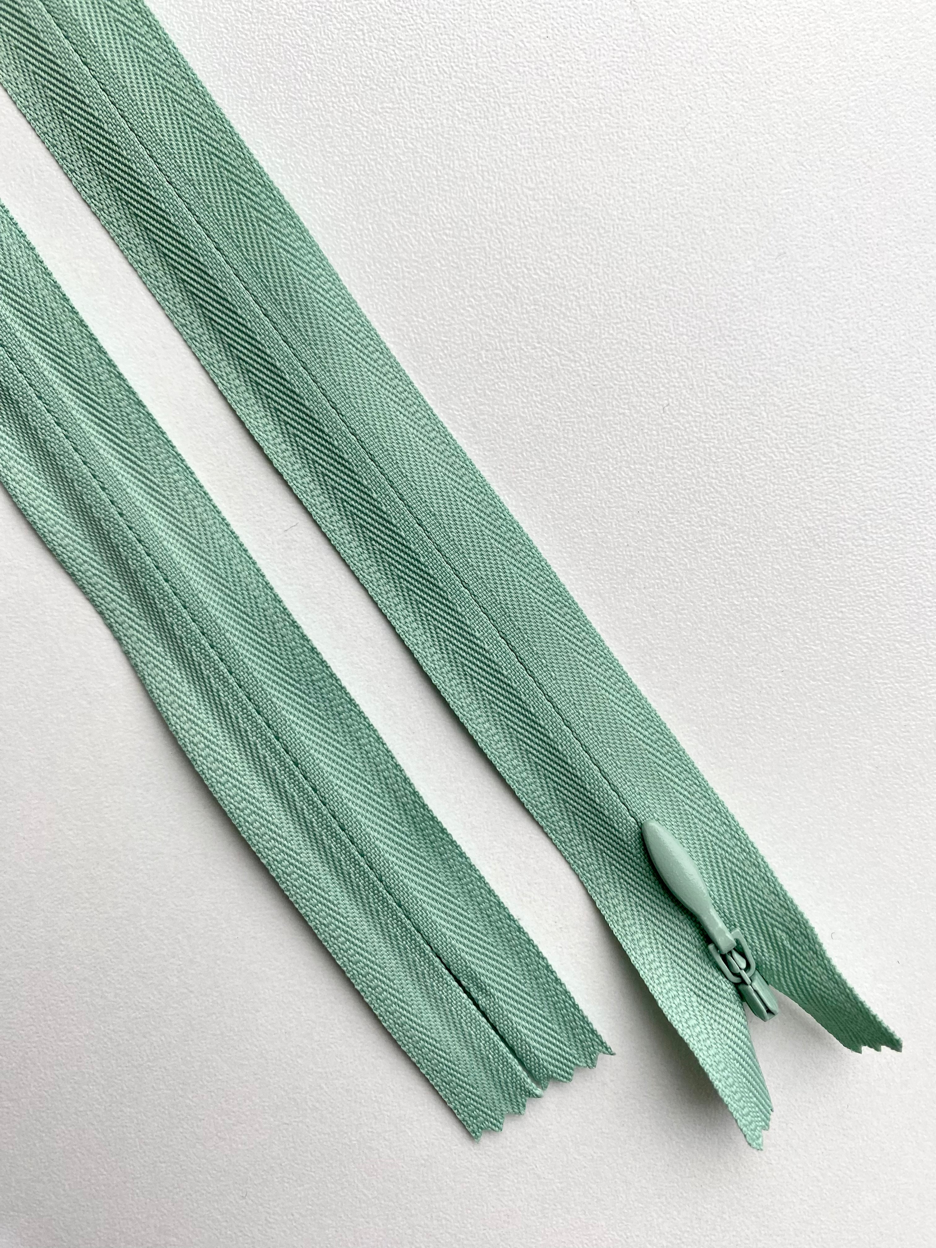 Fermoar Ascuns Premium Verde Prafuit - 70 cm Lungime