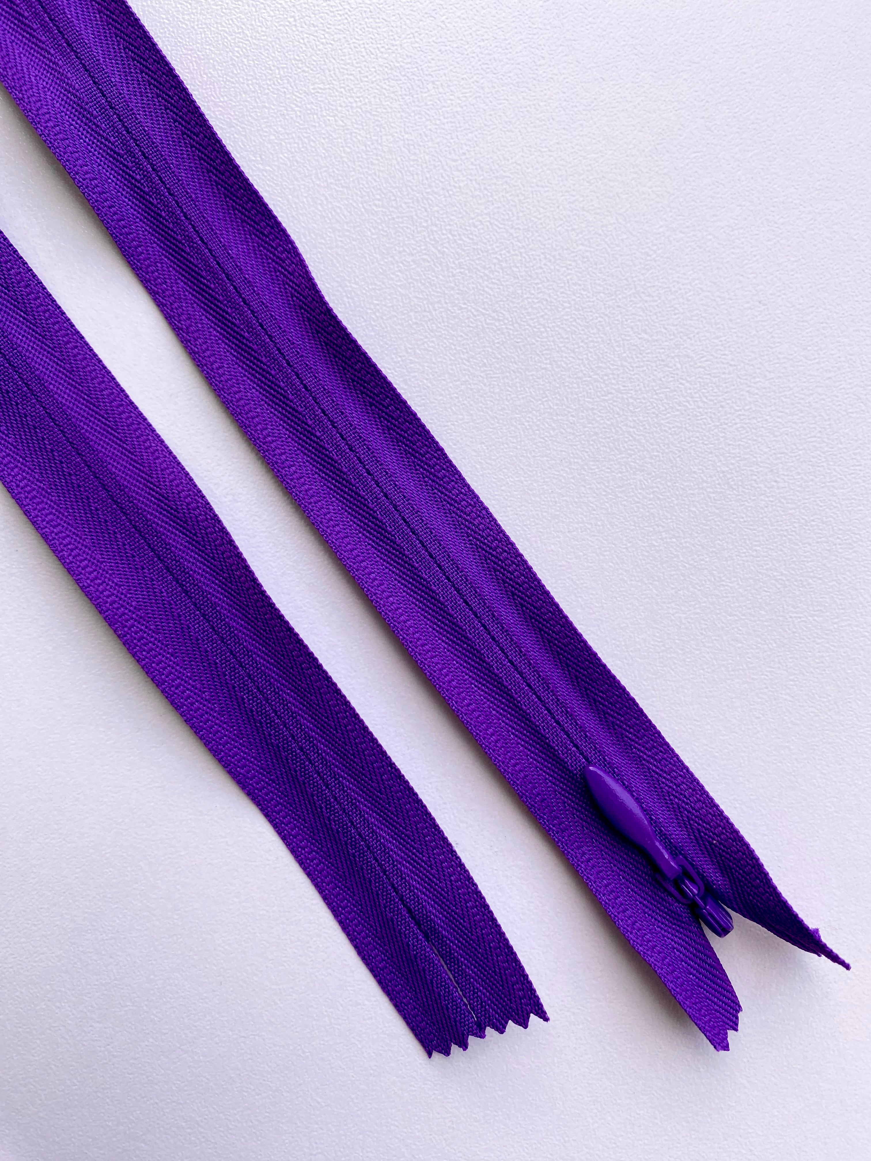 Fermoar Ascuns Premium Violet - 70 cm Lungime