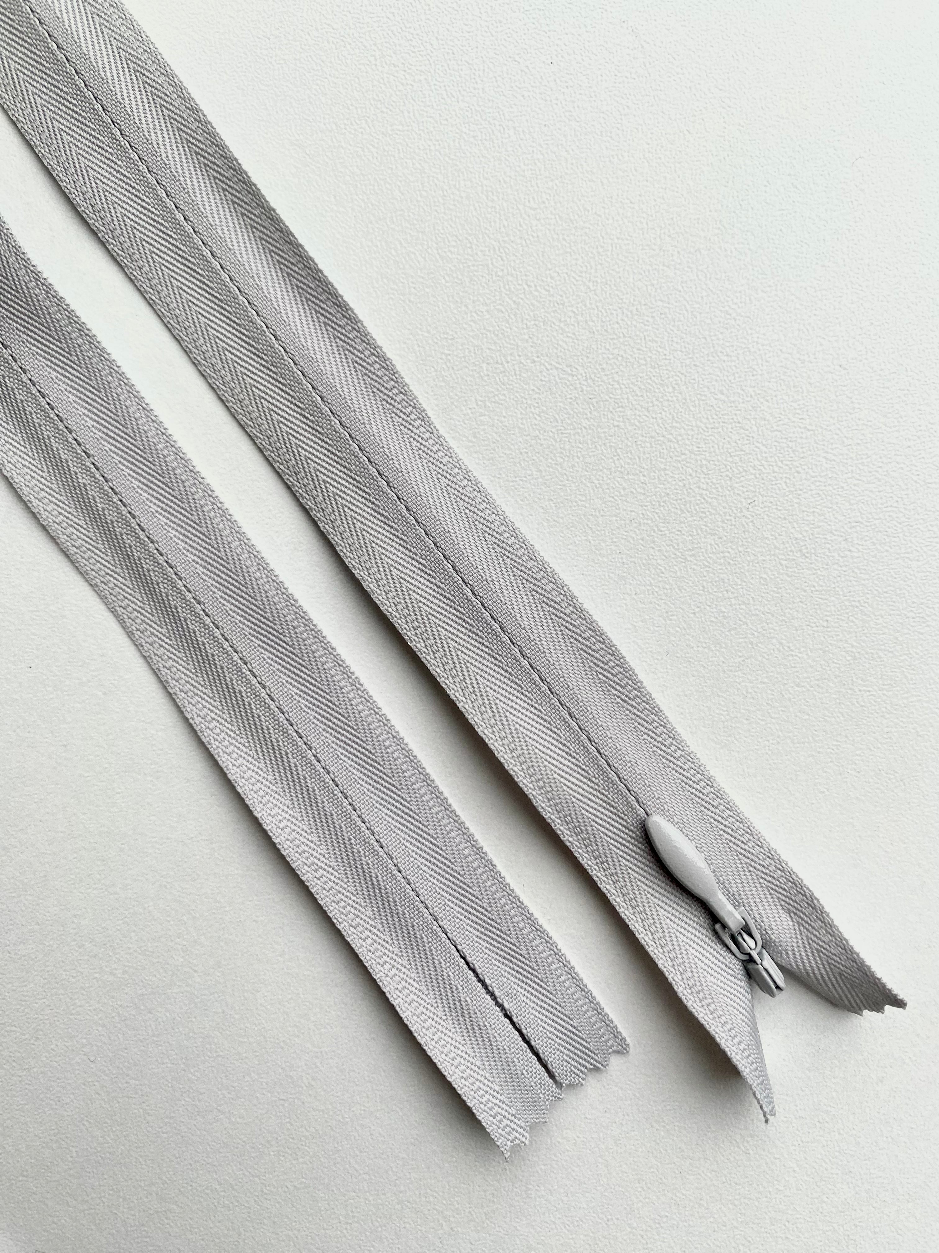 Fermoar Ascuns Premium Argintiu - 70 cm Lungime
