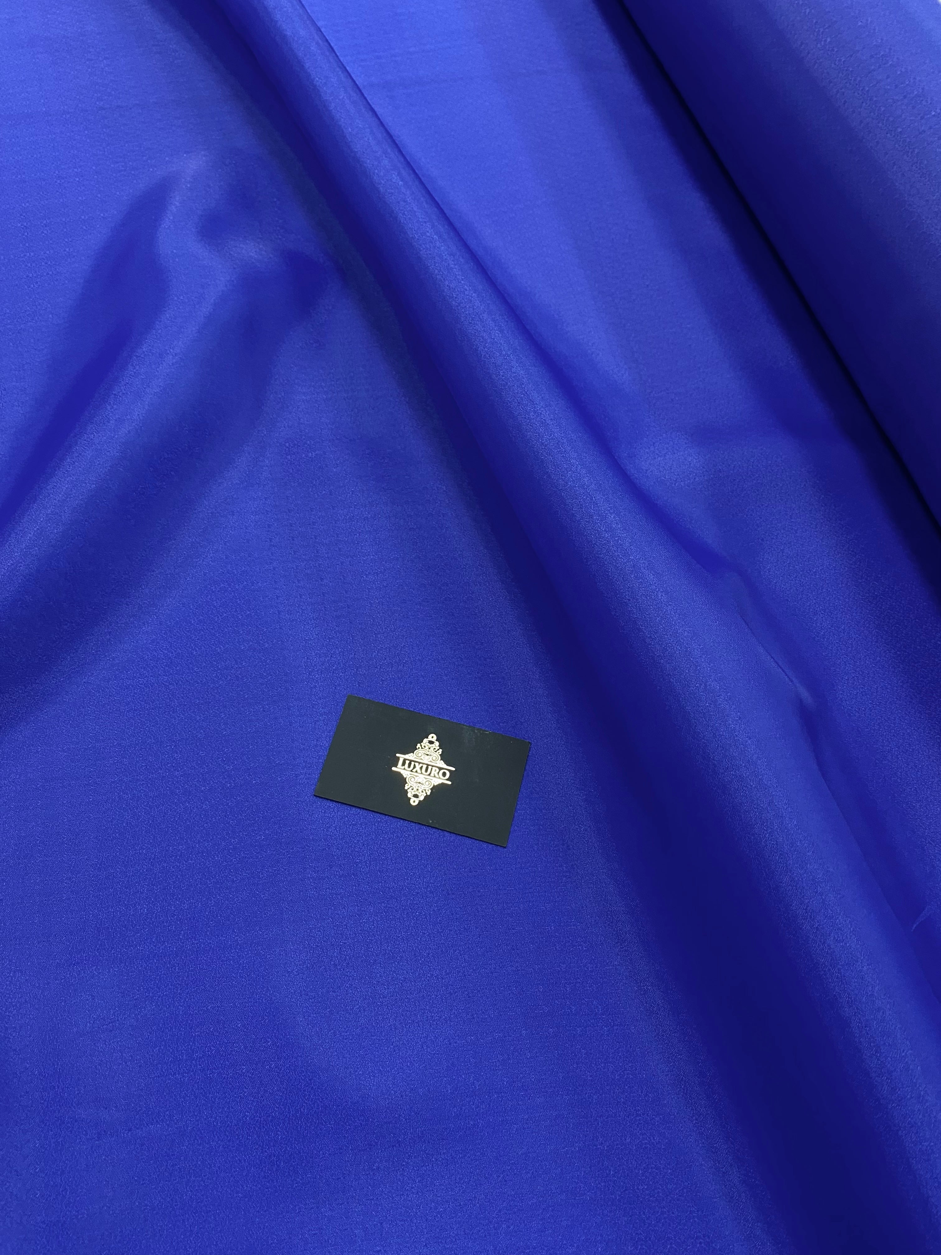 Organza Sidefata Albastru Royal -  3 m Latime