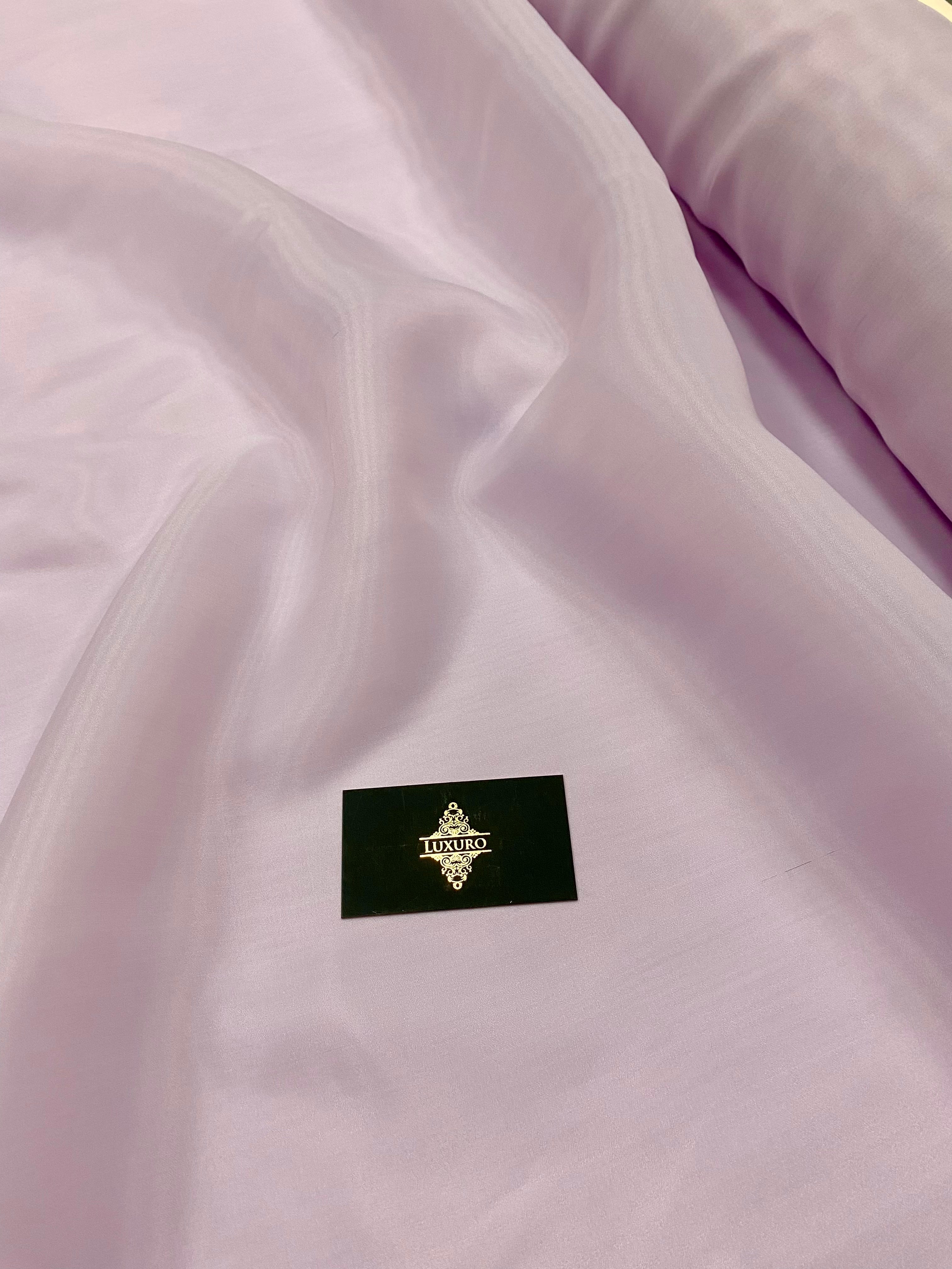 Organza Sidefata Lavanda Deschis -  3 m Latime