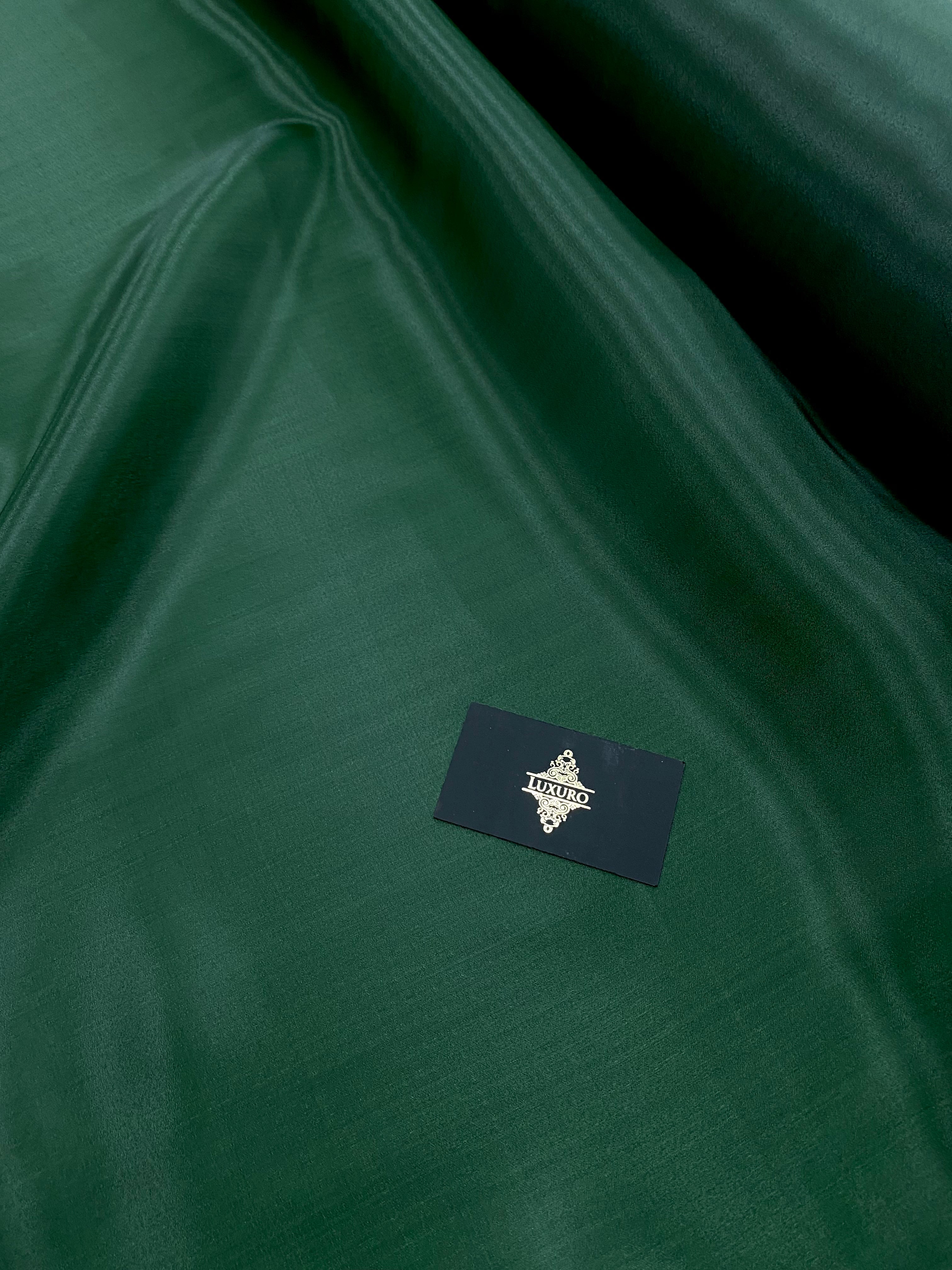 Organza Sidefata Verde Inchis -  3 m Latime