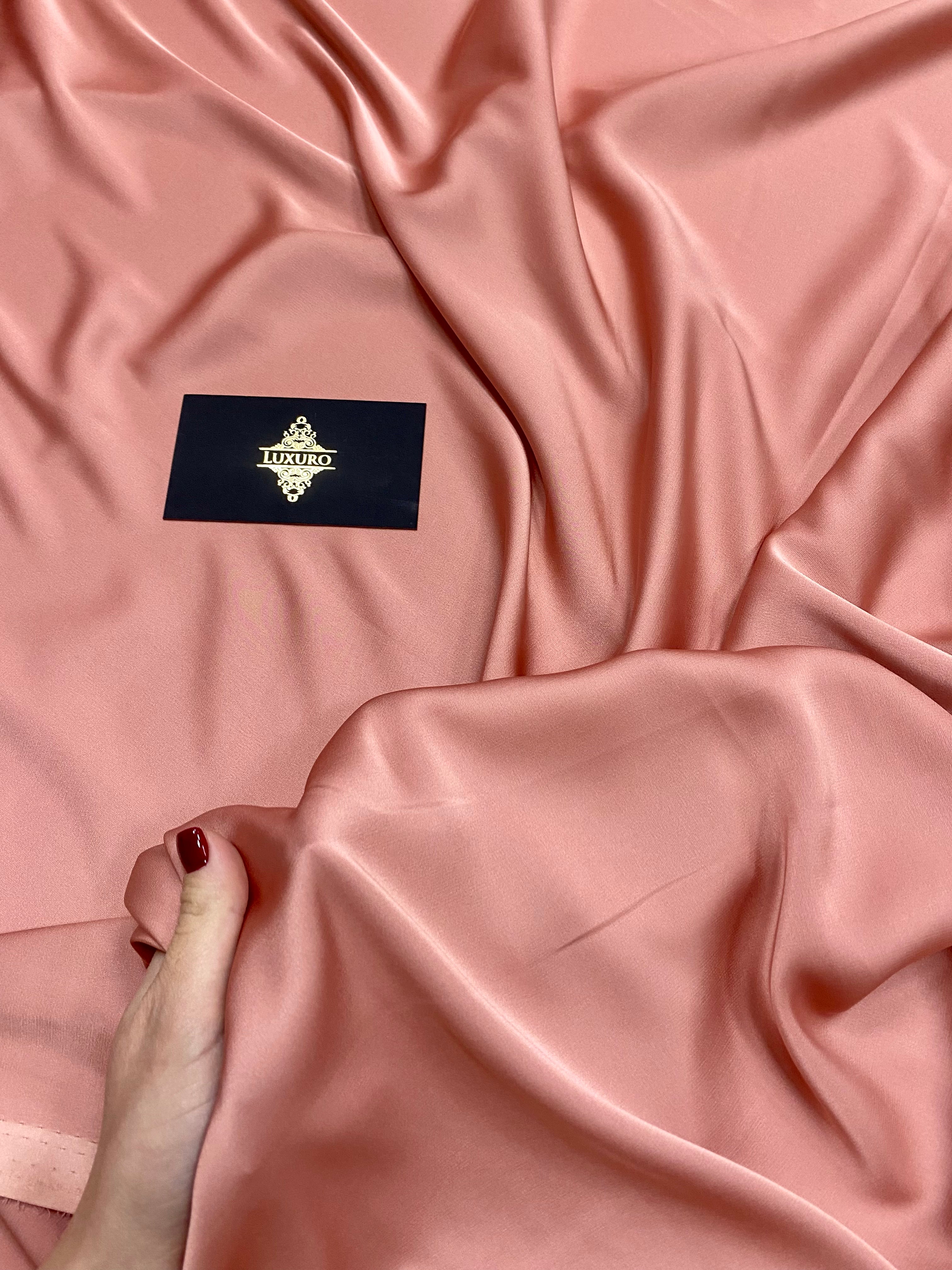 Satin Elastic Matasos Premium Roz Trandafiriu