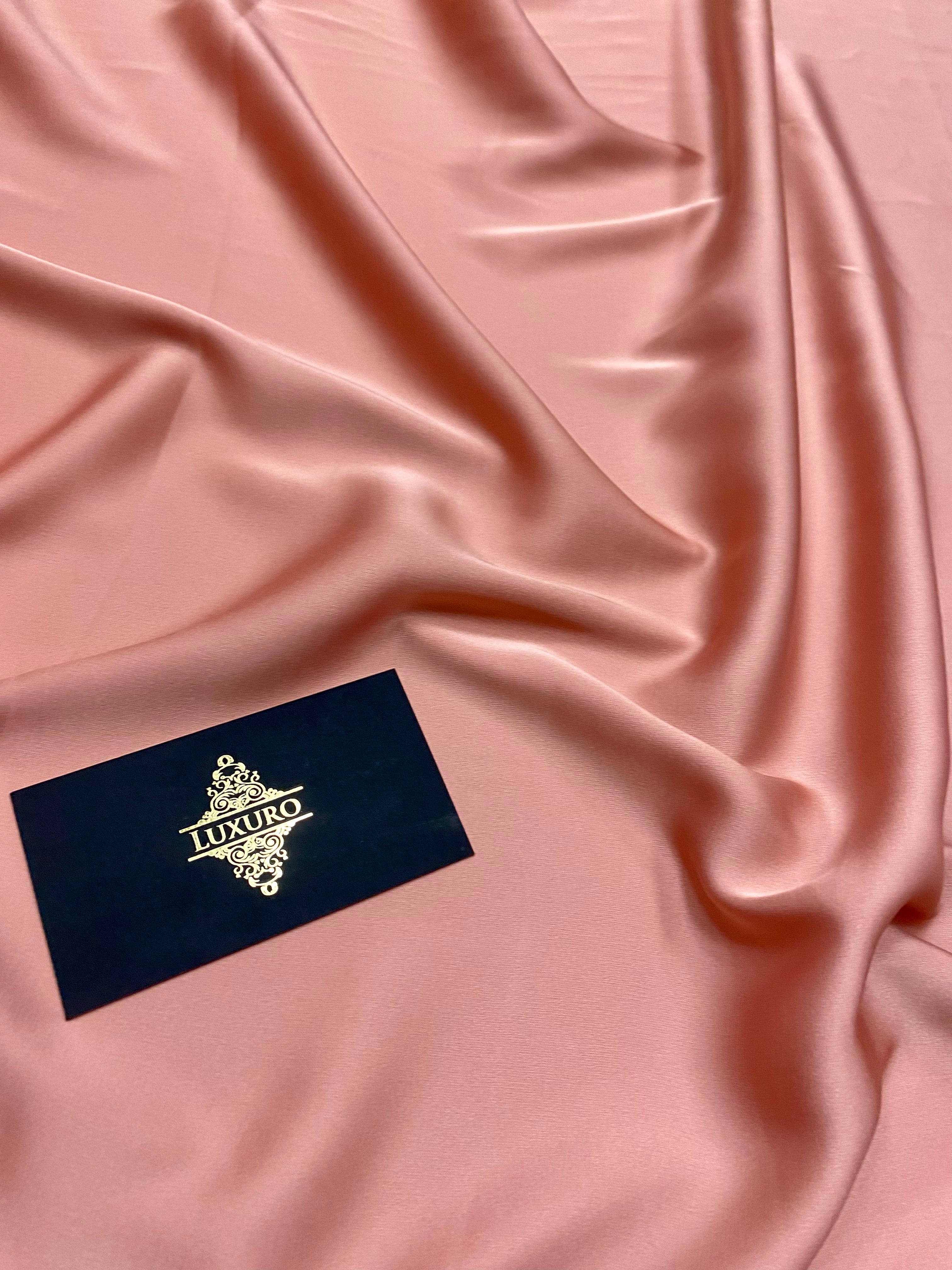 Satin Elastic Matasos Premium Roz Trandafiriu