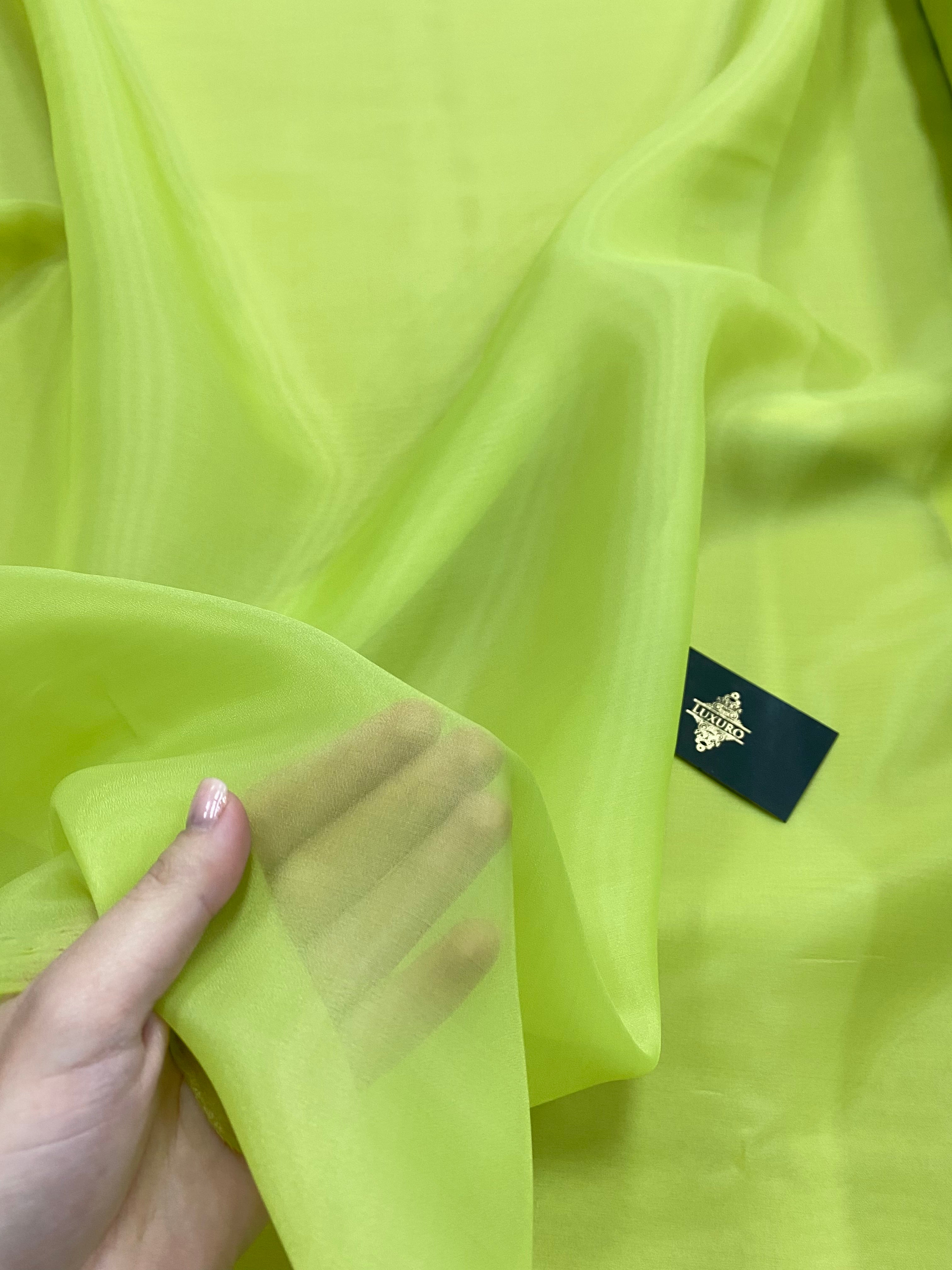 Organza Sidefata Fistic -  3 m Latime