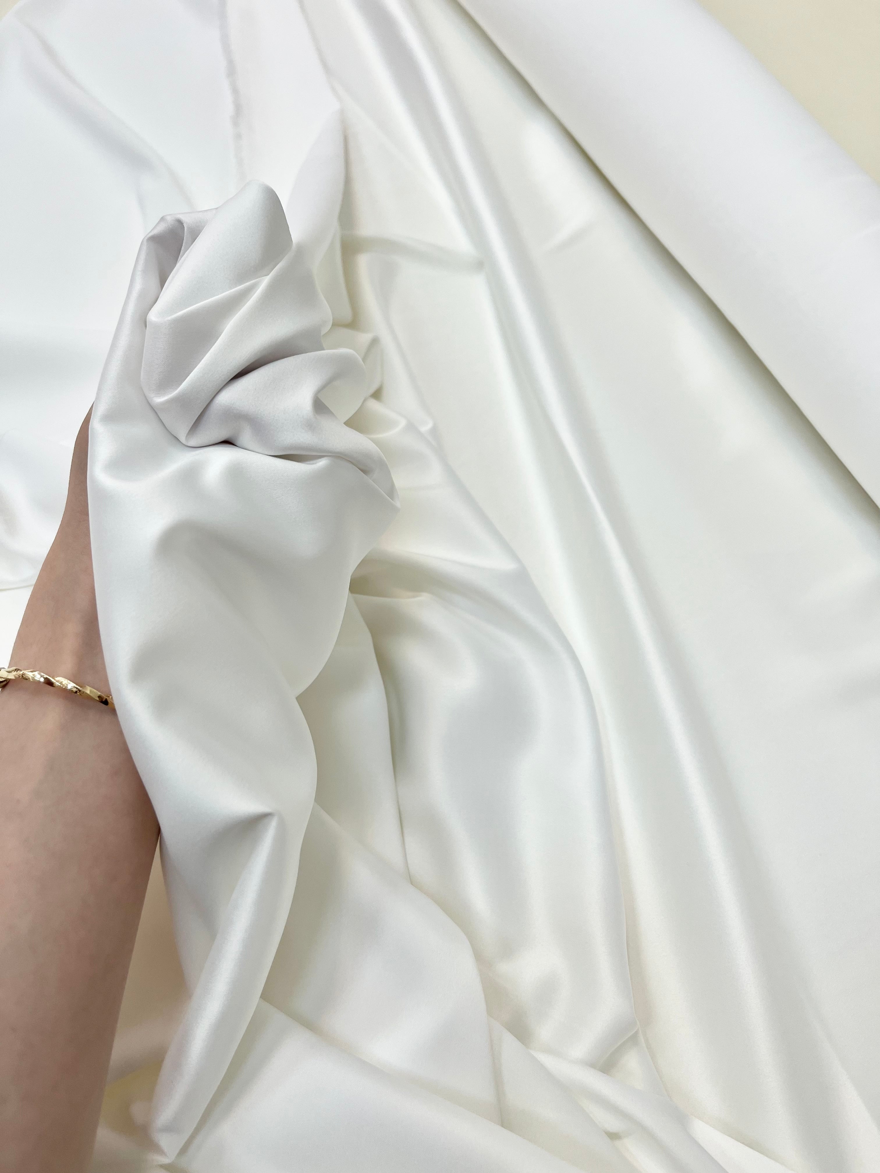 Satin Elastic Subtire Ivory