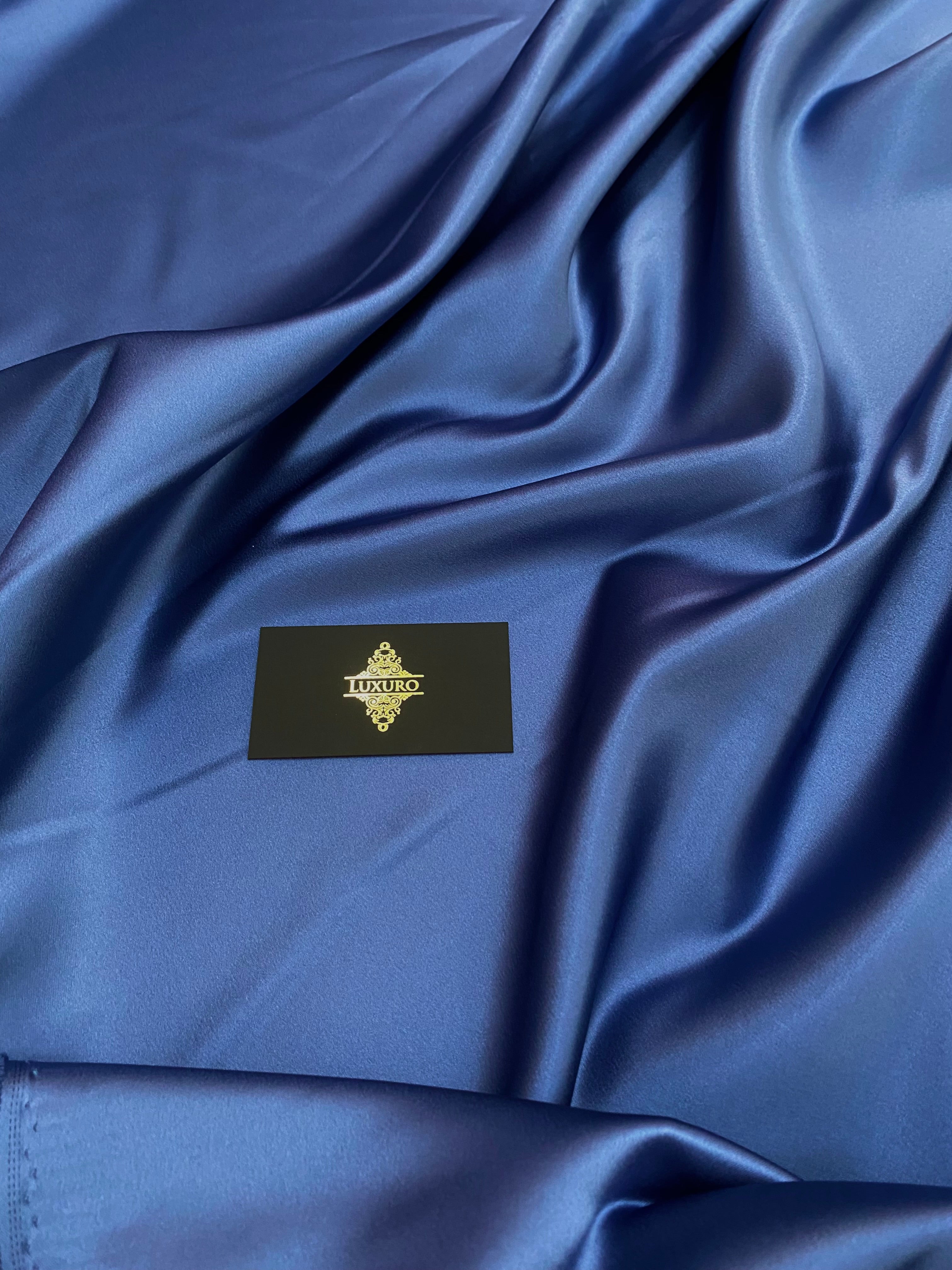 Premium Fixed Taffeta Pearl Navy Blue