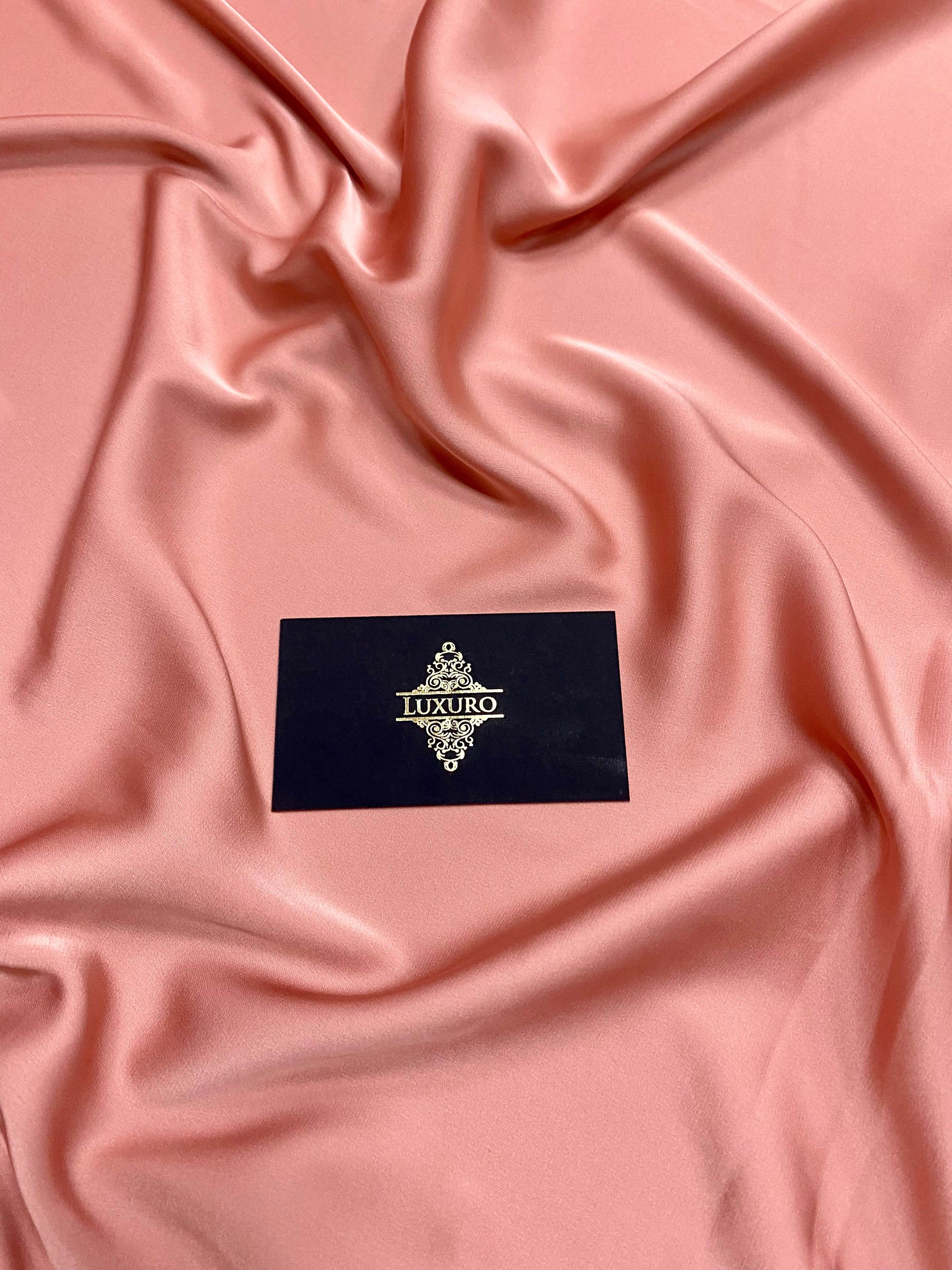 Satin Elastic Matasos Premium Roz Trandafiriu