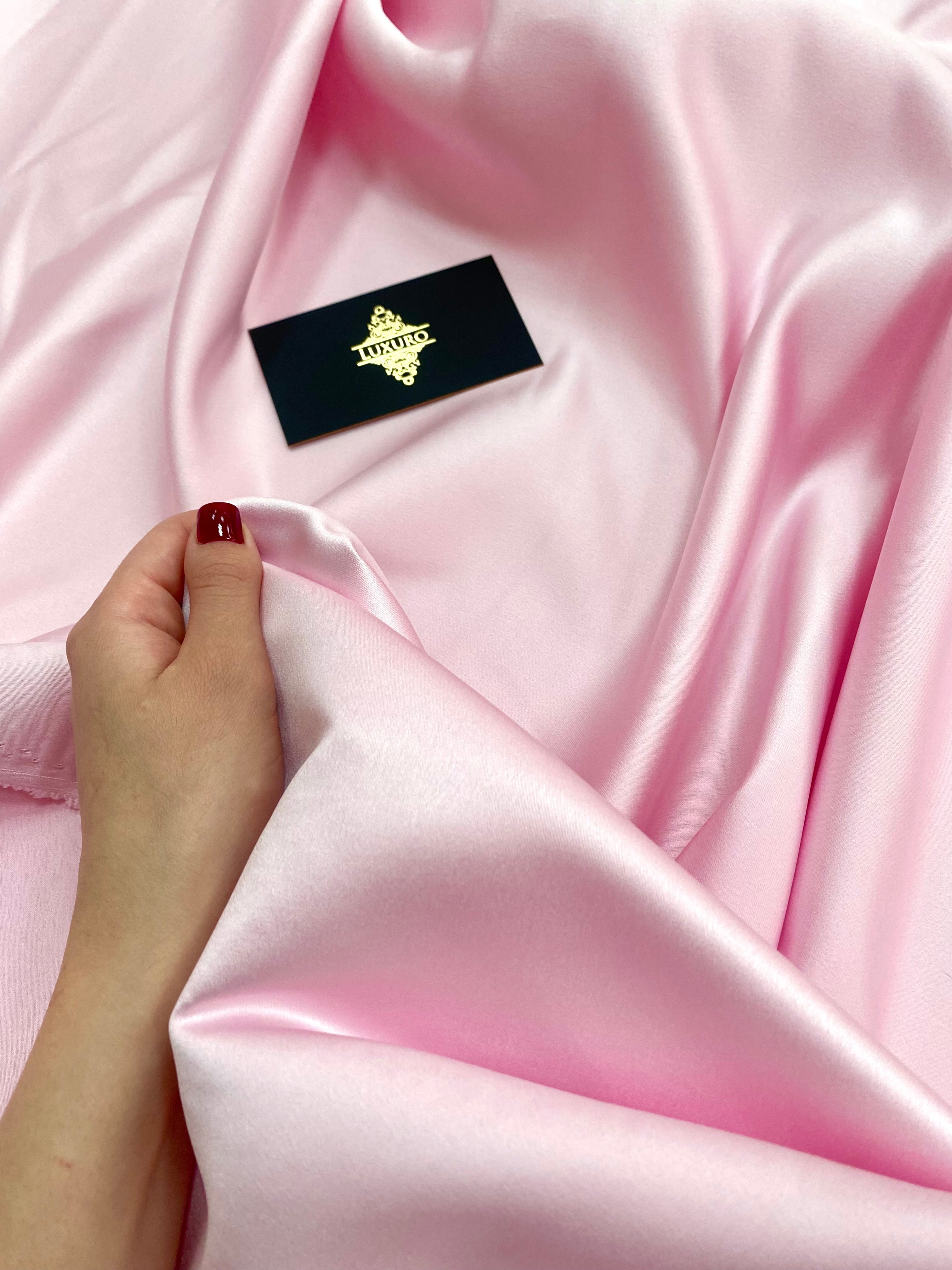 Premium fixed taffeta with pink mother-of-pearl