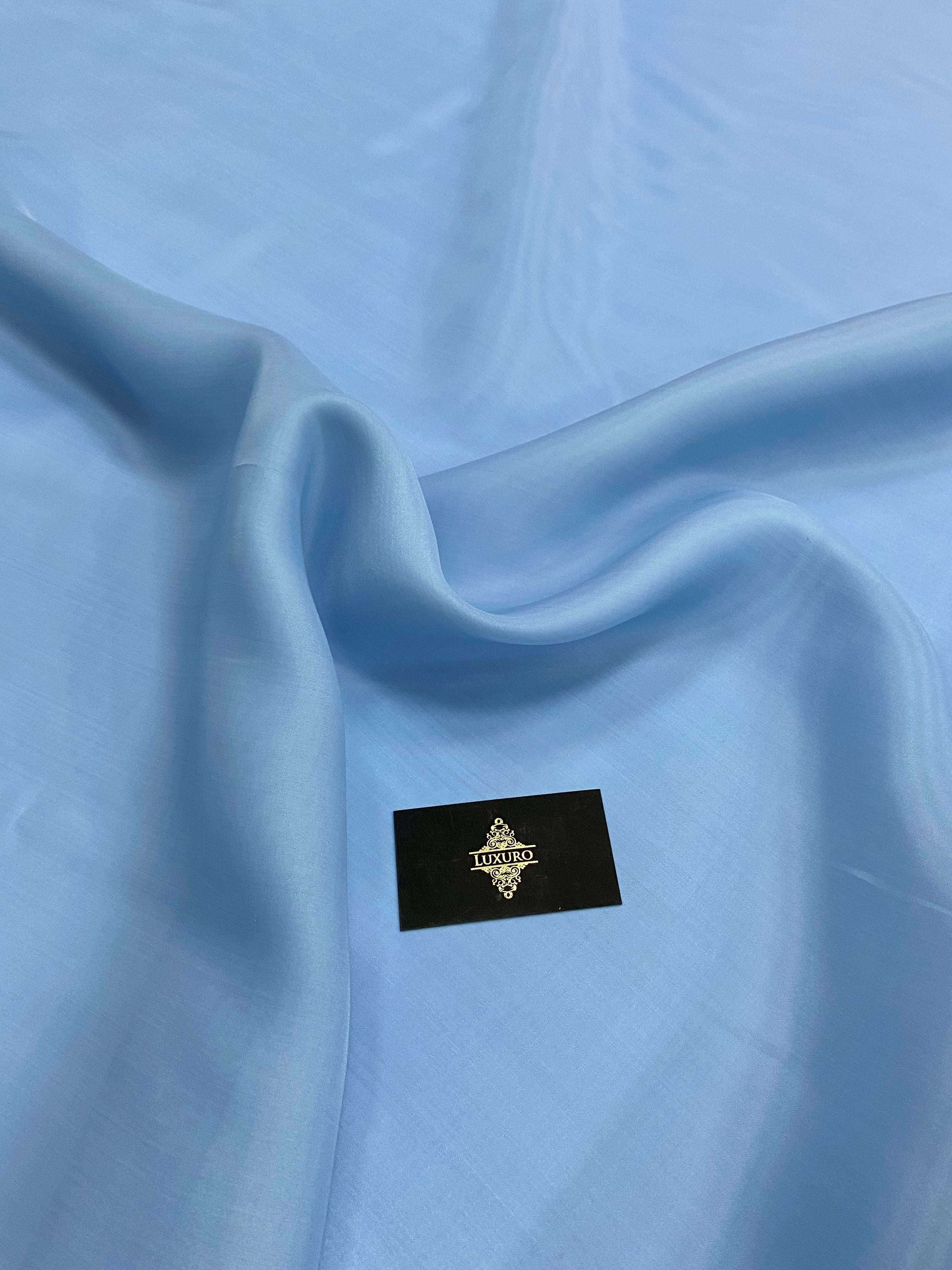 Organza Sidefata Blue -  3 m Latime