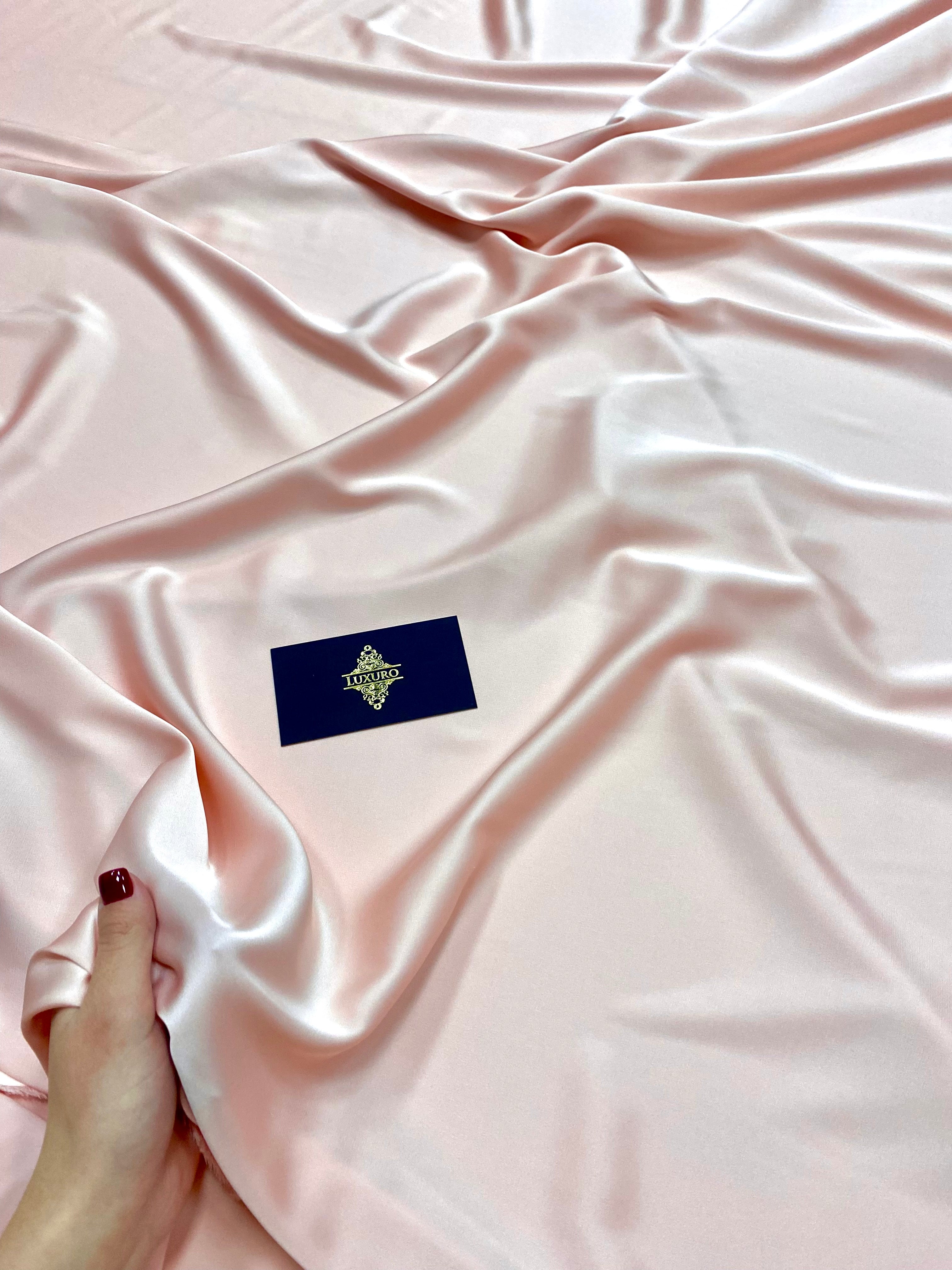 Satin Elastic Matasos Premium Roz Somon