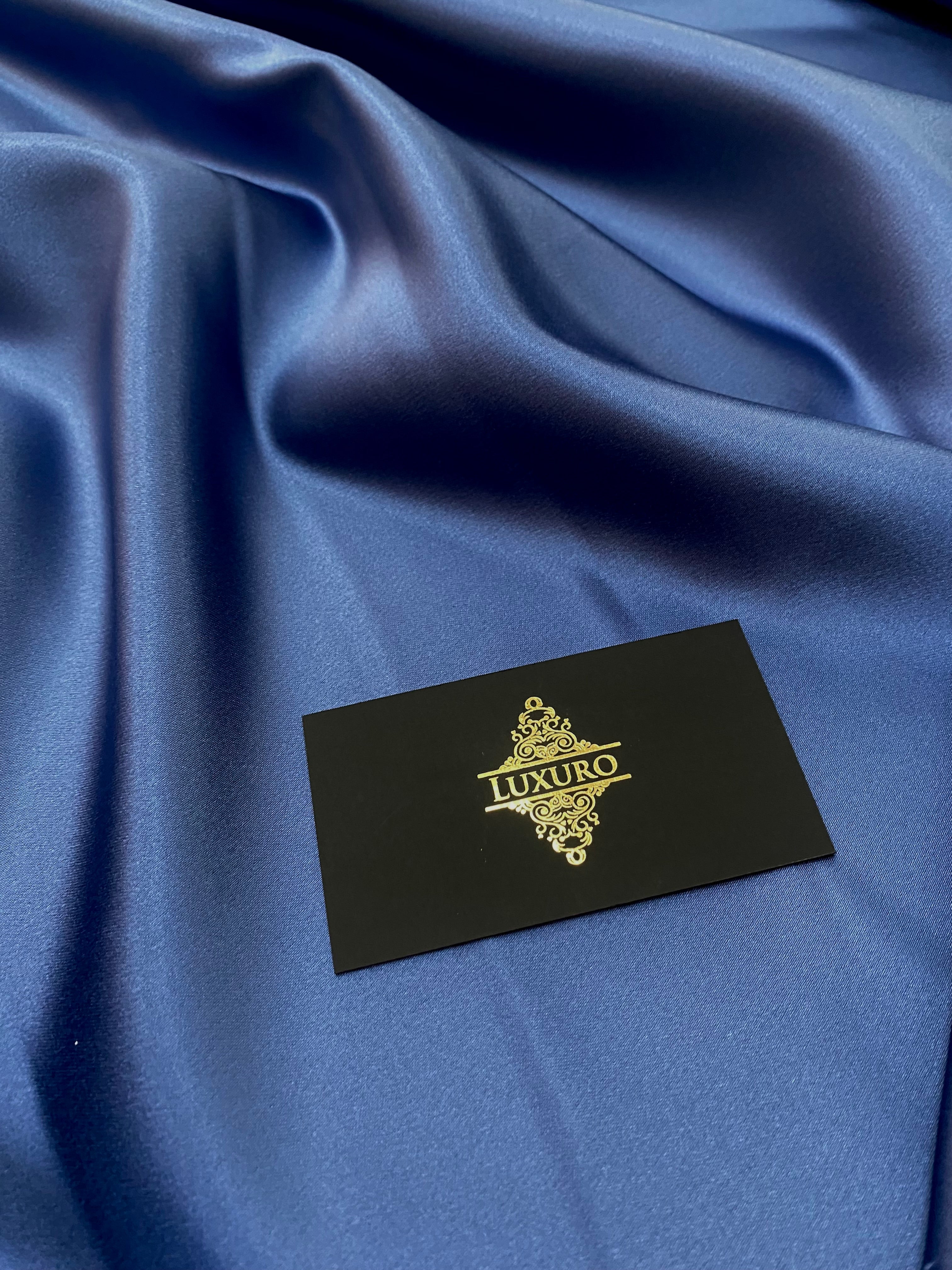 Premium Fixed Taffeta Pearl Navy Blue