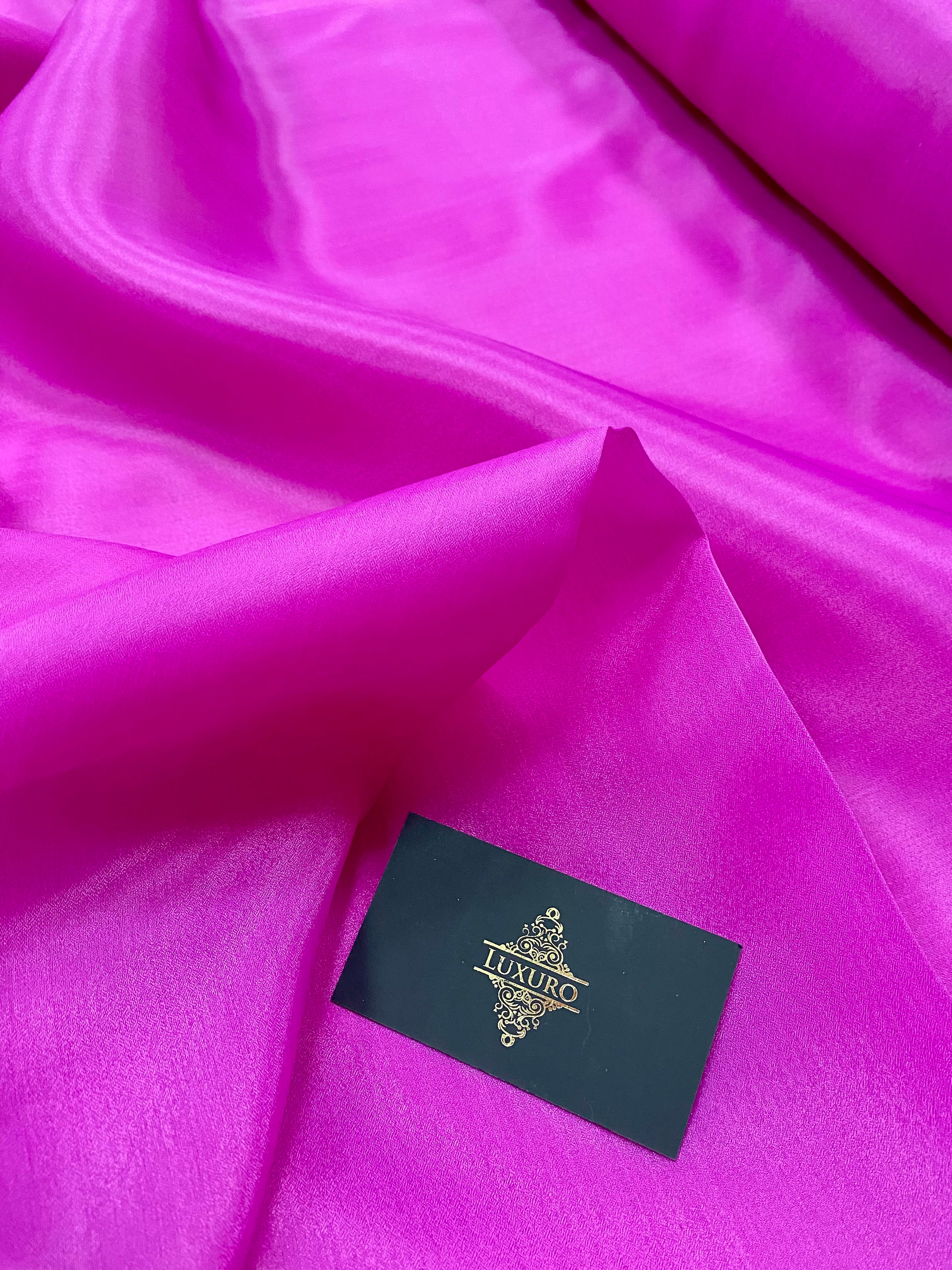 Organza Sidefata Fucsia -  3 m Latime