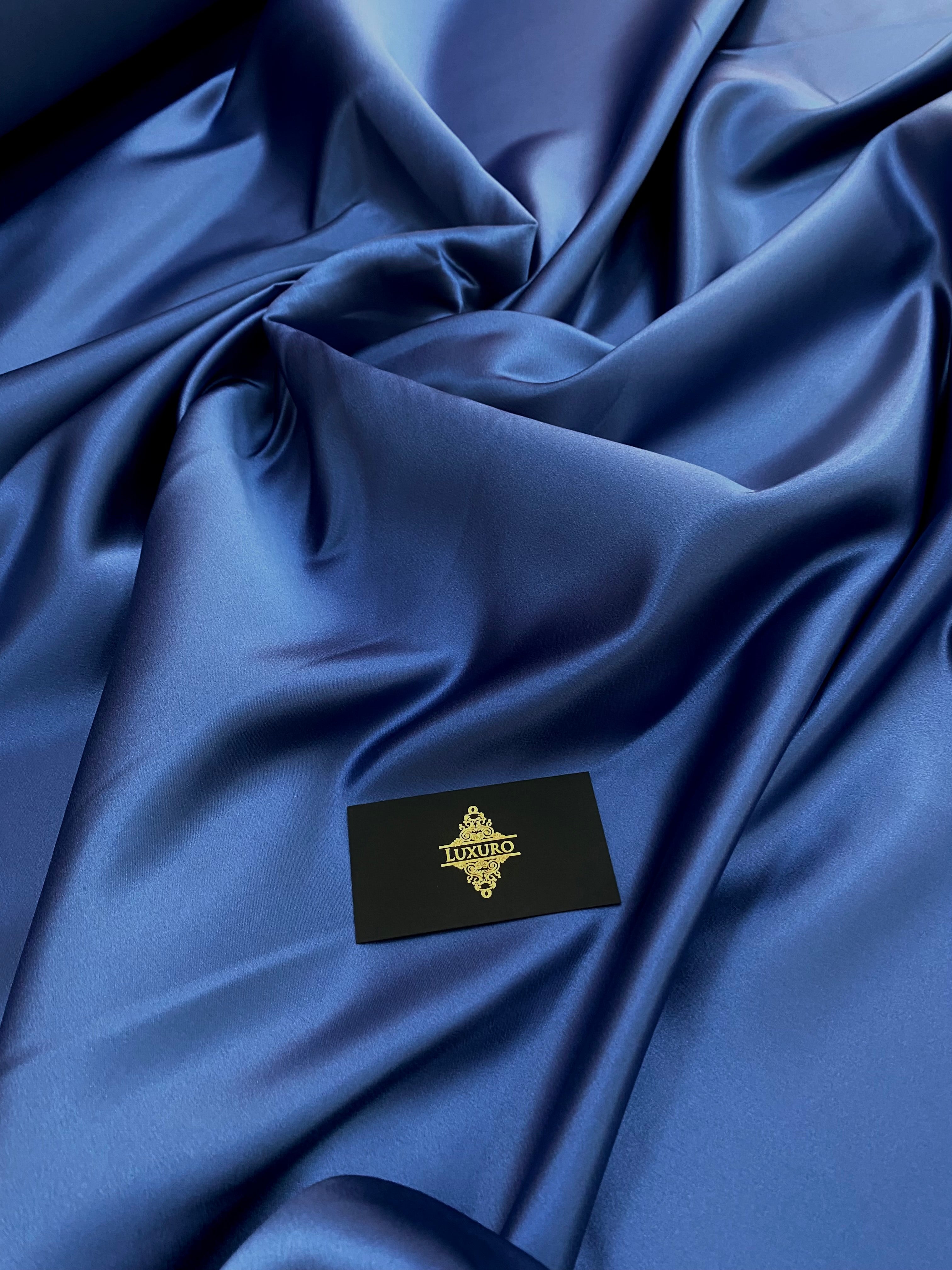 Premium Fixed Taffeta Pearl Navy Blue