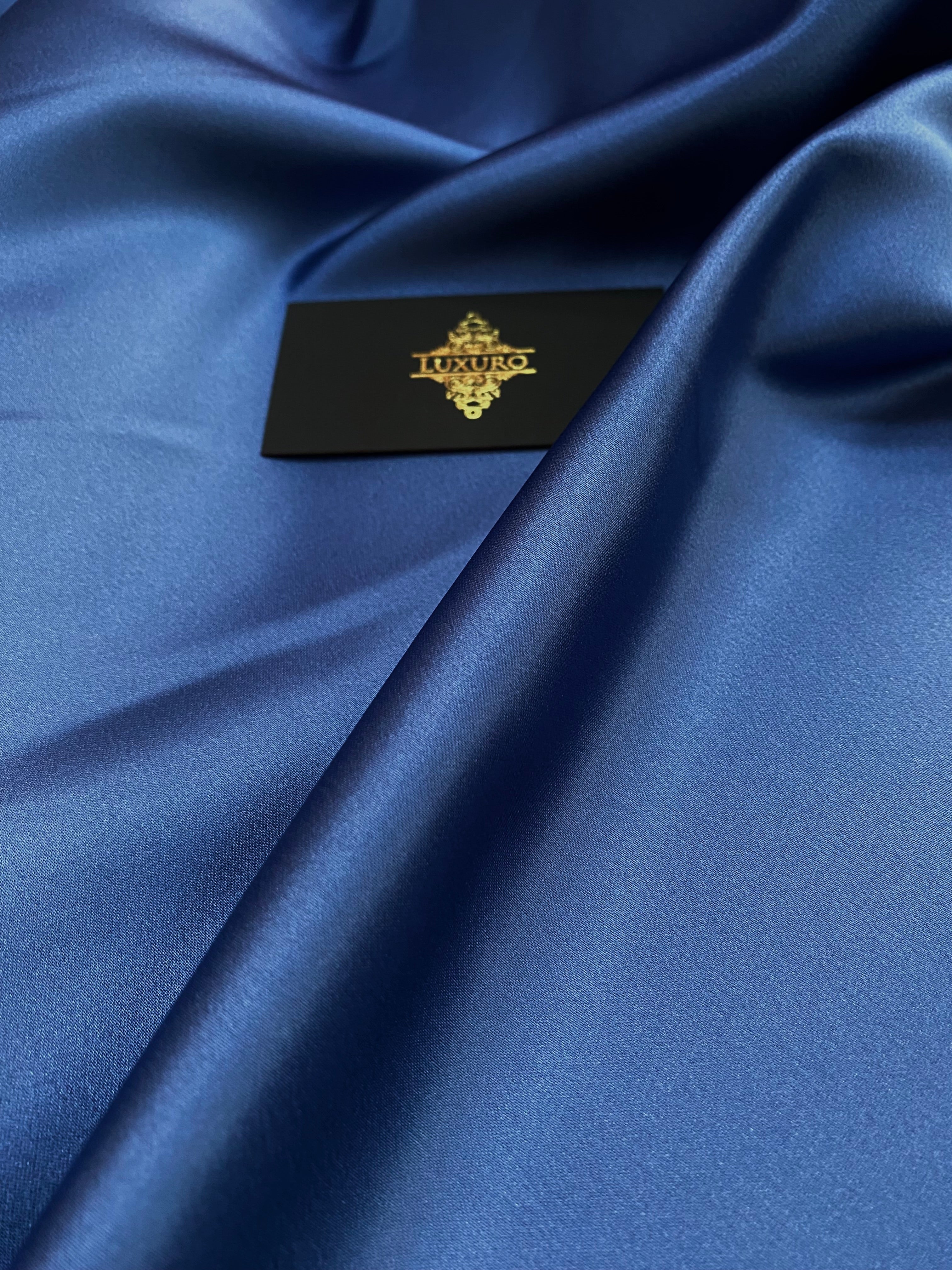 Premium Fixed Taffeta Pearl Navy Blue