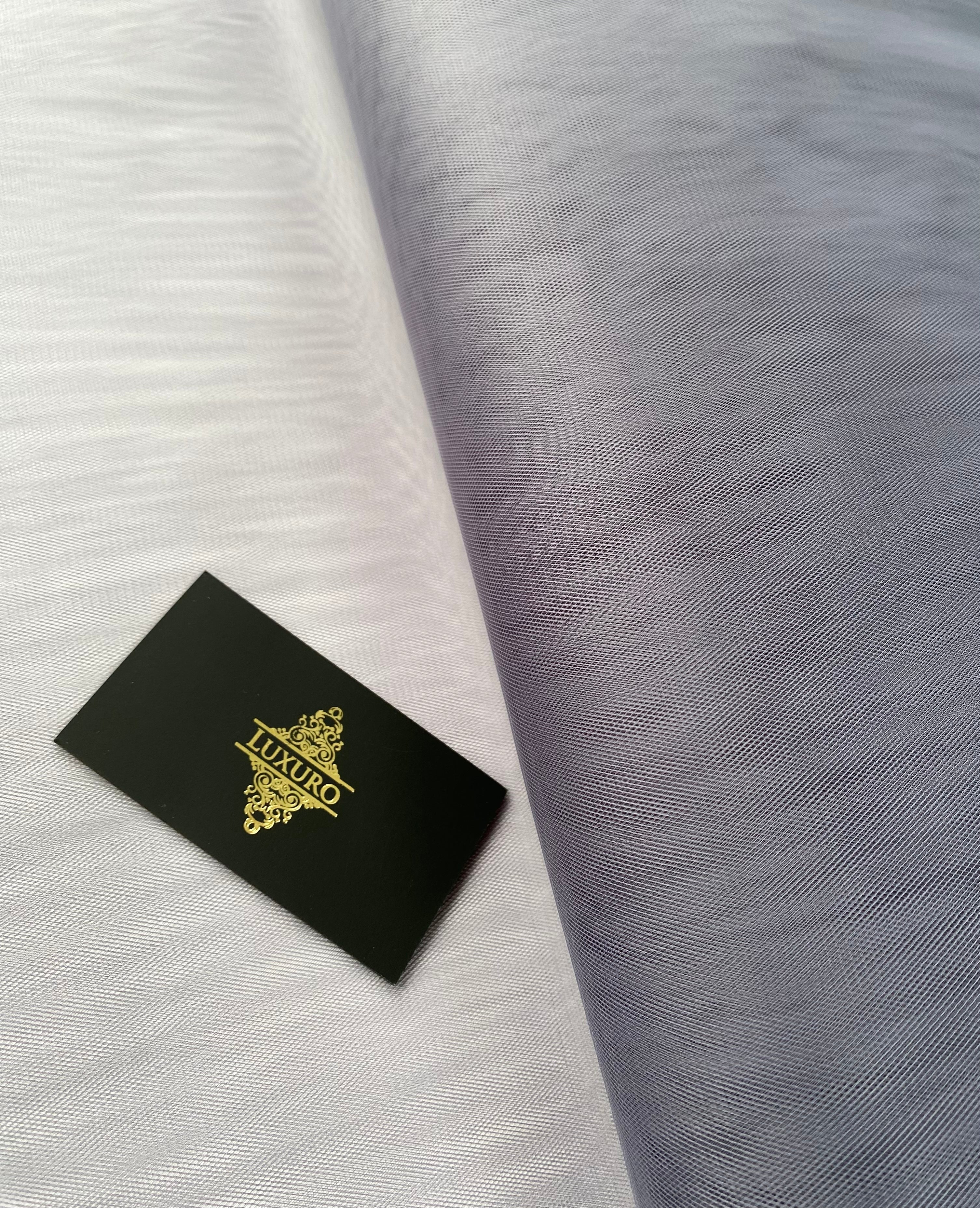 Tulle Clasic Gri Inchis - 3 m Latime
