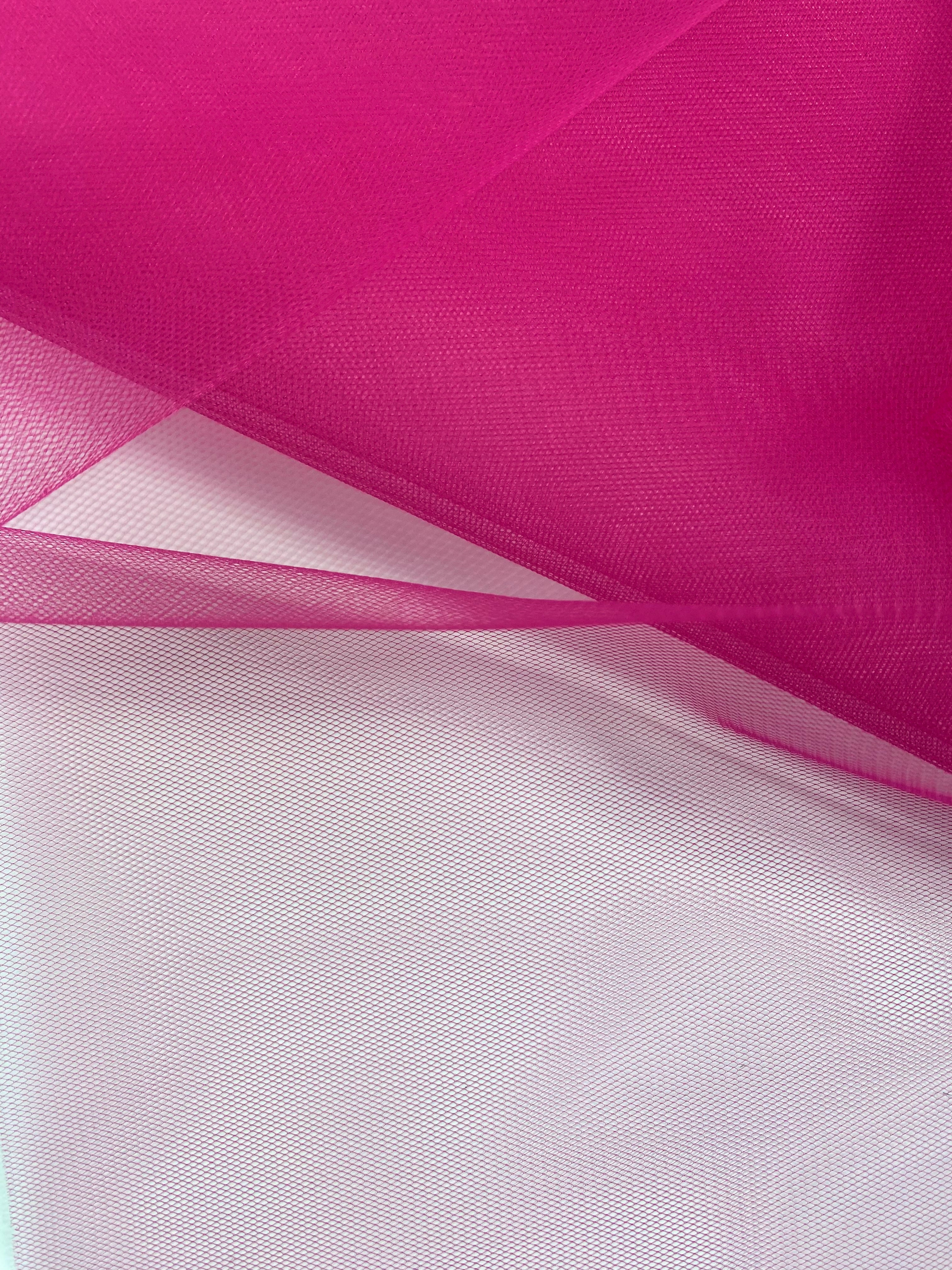 Tulle Clasic Magenta Deschis - 3 m Latime