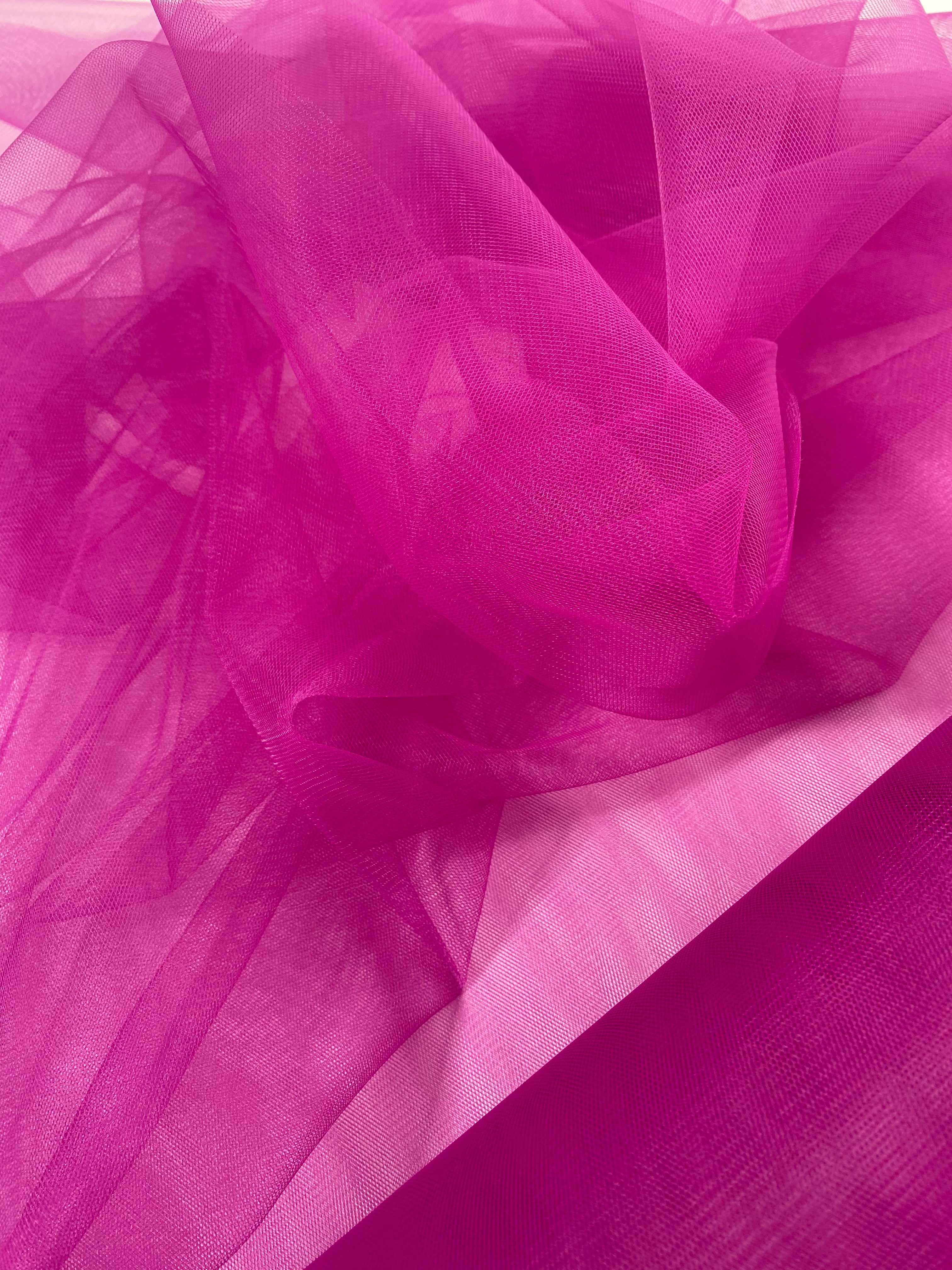 Tulle Clasic Ciclam Inchis - 3 m Latime
