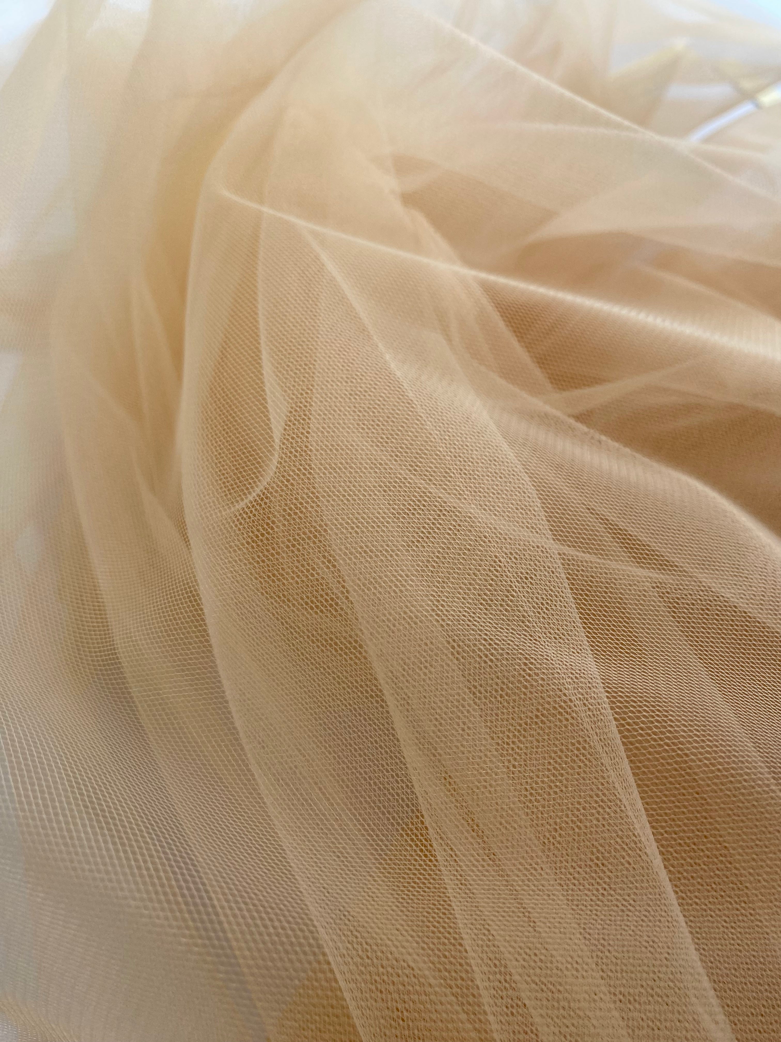 Tulle Clasic Nude Deschis - 3 m Latime