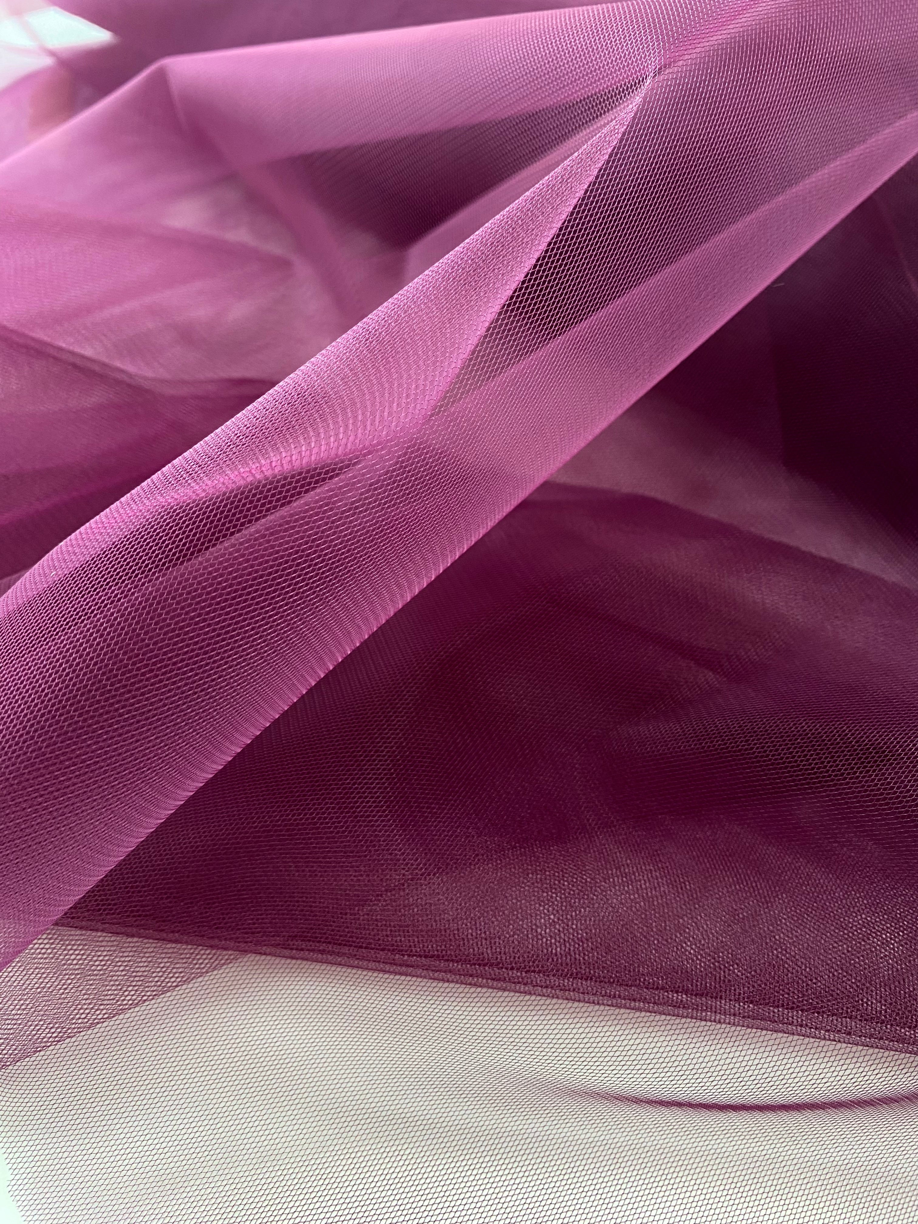 Tulle Classic Dark Purple - 3 m Width