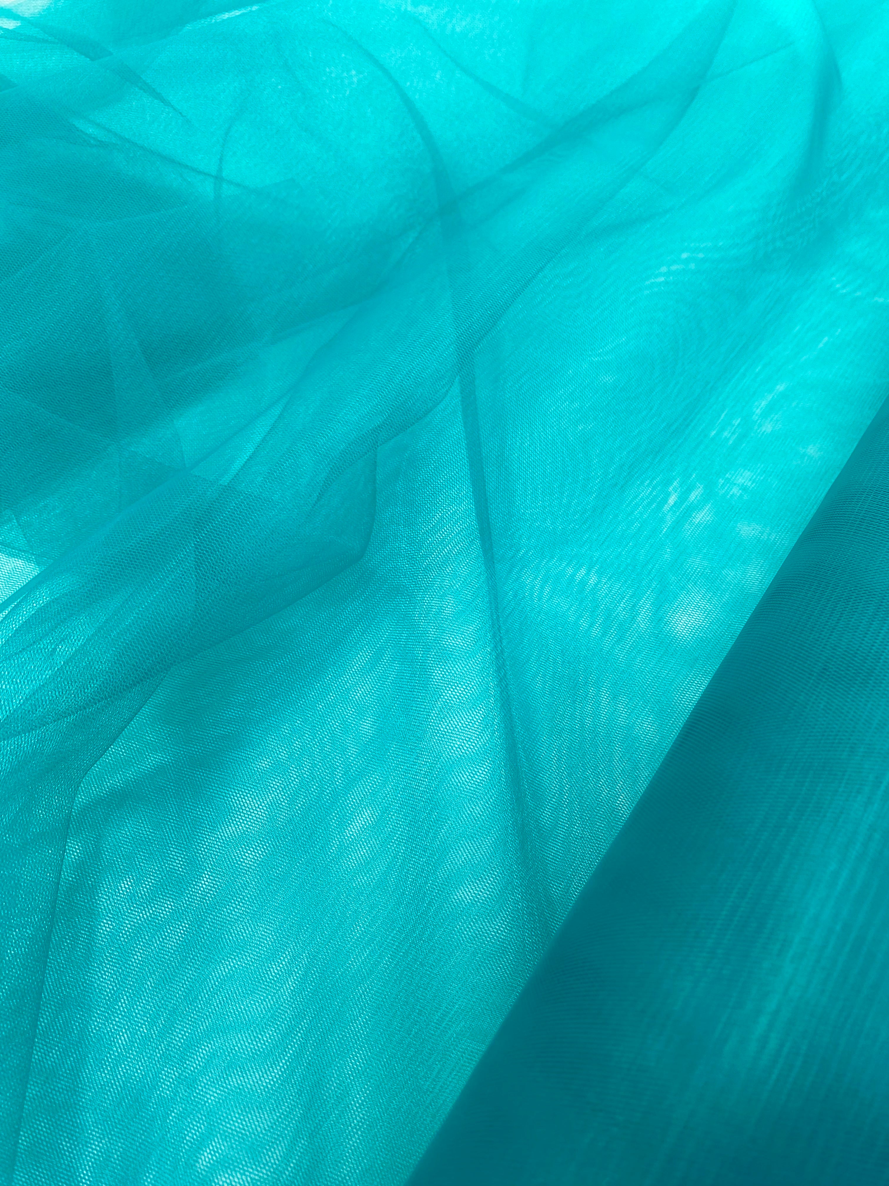 Tulle Clasic Turcoaz - 3 m Latime