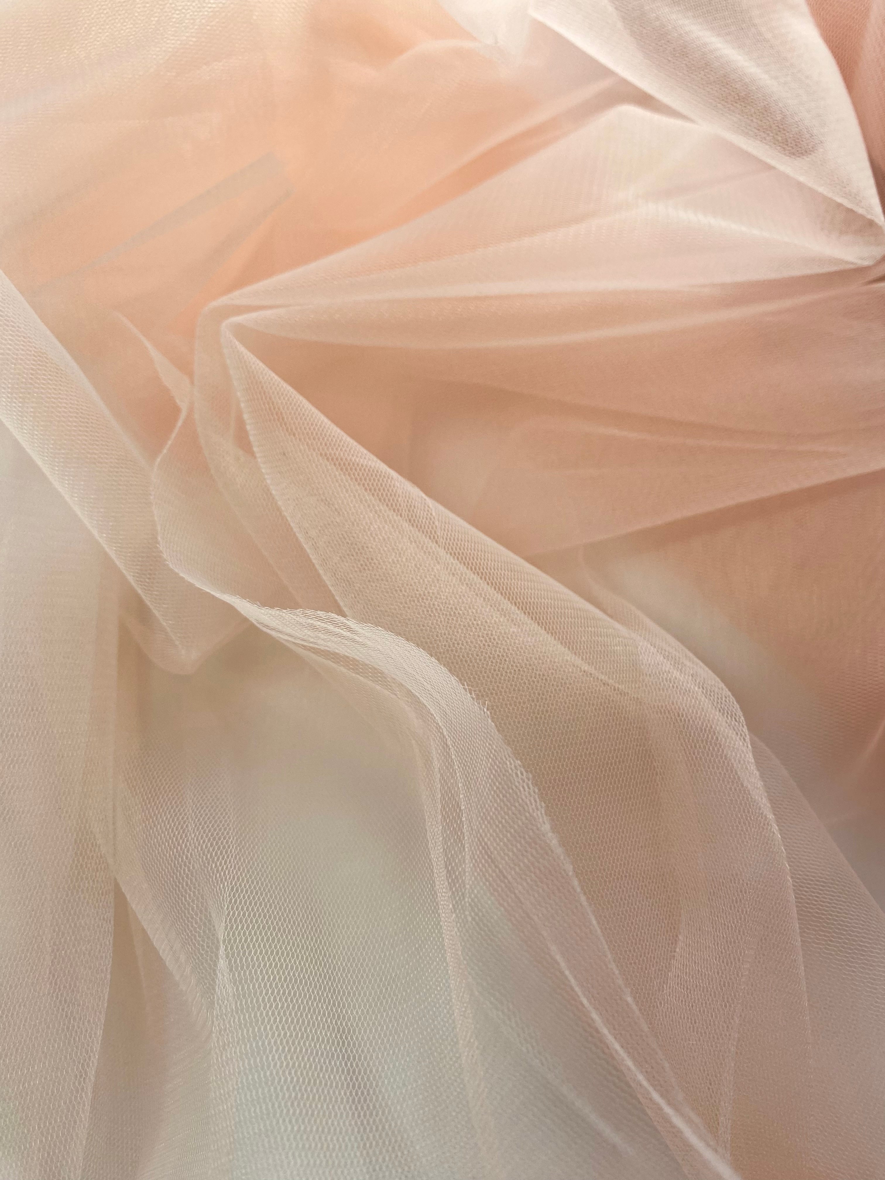 Tulle Clasic Piersica - 3 m Latime